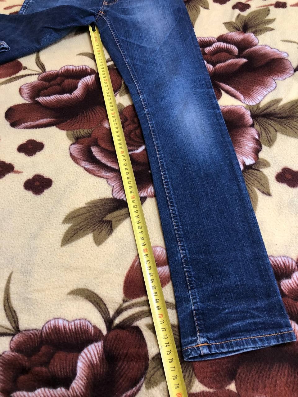 Nudie Jeans Nudie Jeans Co Grim Tim Men's Slim Fit Blue Denim Jeans Size US 28 / EU 44 - 10 Thumbnail