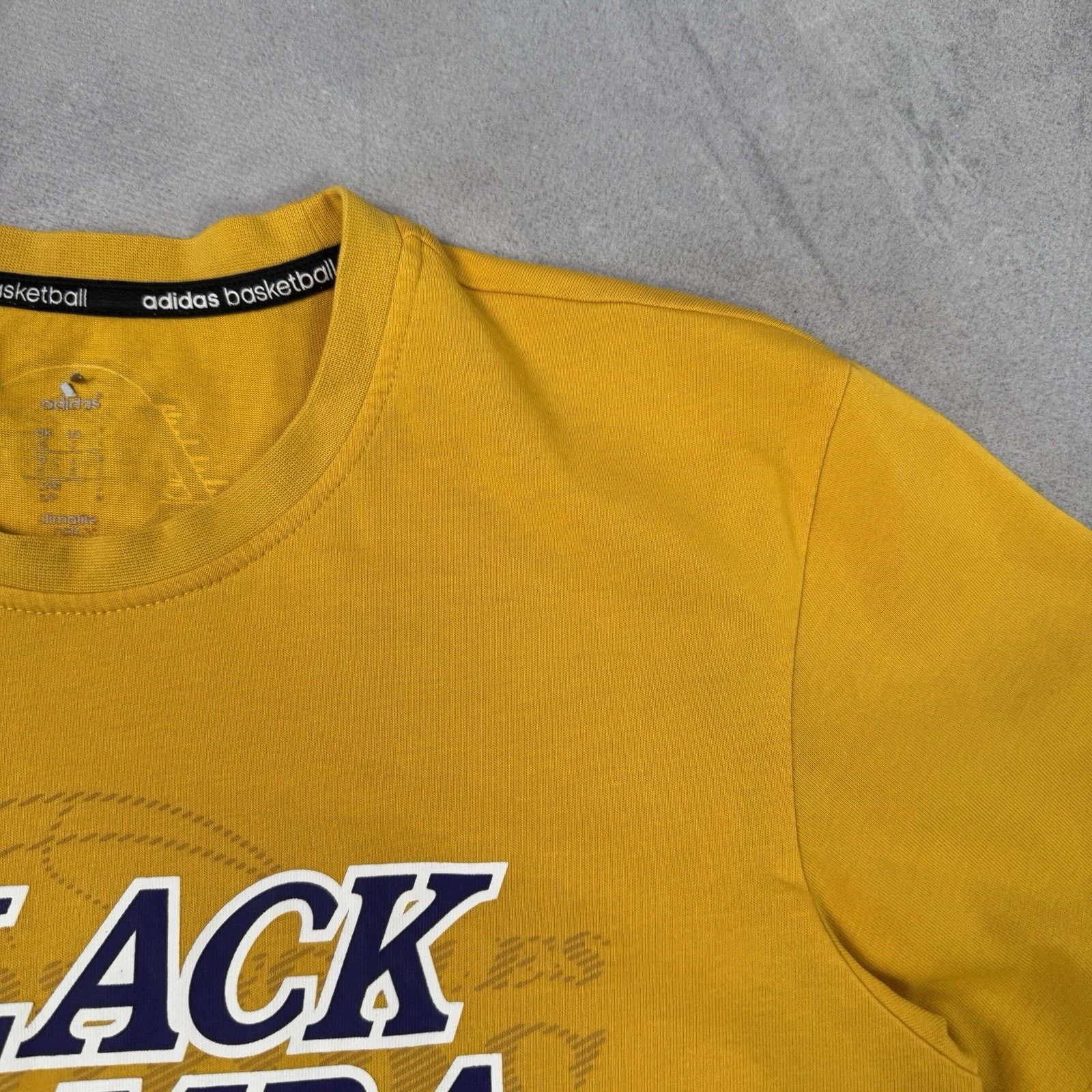Adidas Adidas Lakers Black Mamba Yellow T Shirt Size S Size US S / EU 44-46 / 1 - 3 Thumbnail