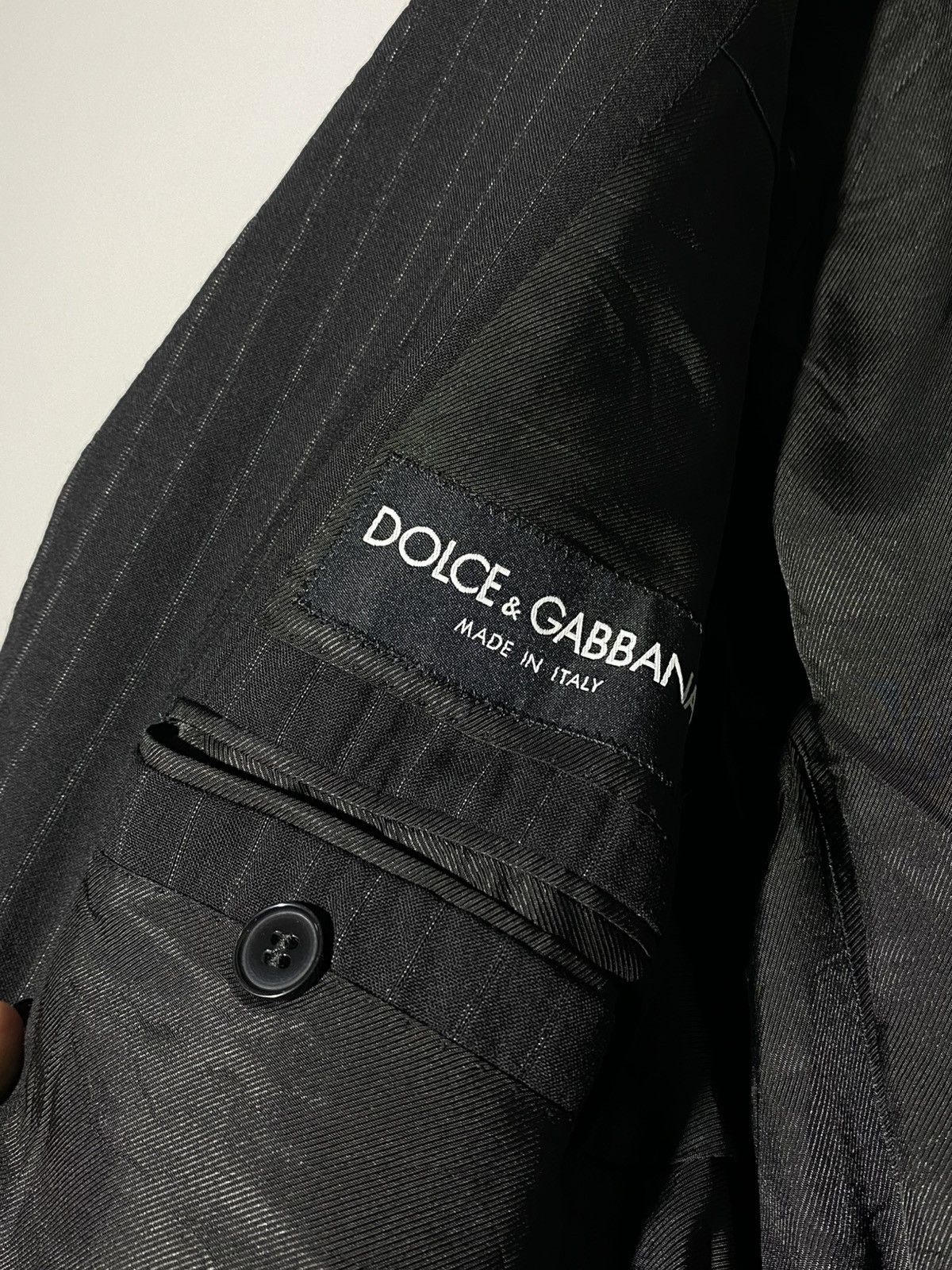 Dolce & Gabbana Dolce&Gabbana Made In Italy Striped Blazer Jacket Luxury Size 48R - 12 Thumbnail