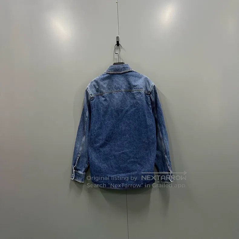 Valentino Valentino Blue big logo print denim shirt Size US L / EU 52-54 / 3 - 2 Thumbnail