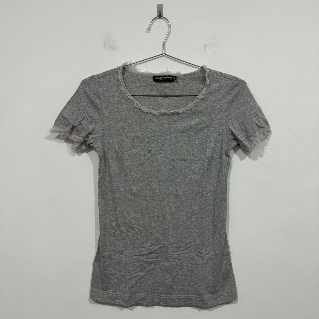 Dolce & Gabbana D&G Grey Tee Size S / US 4 / IT 40 - 1 Thumbnail