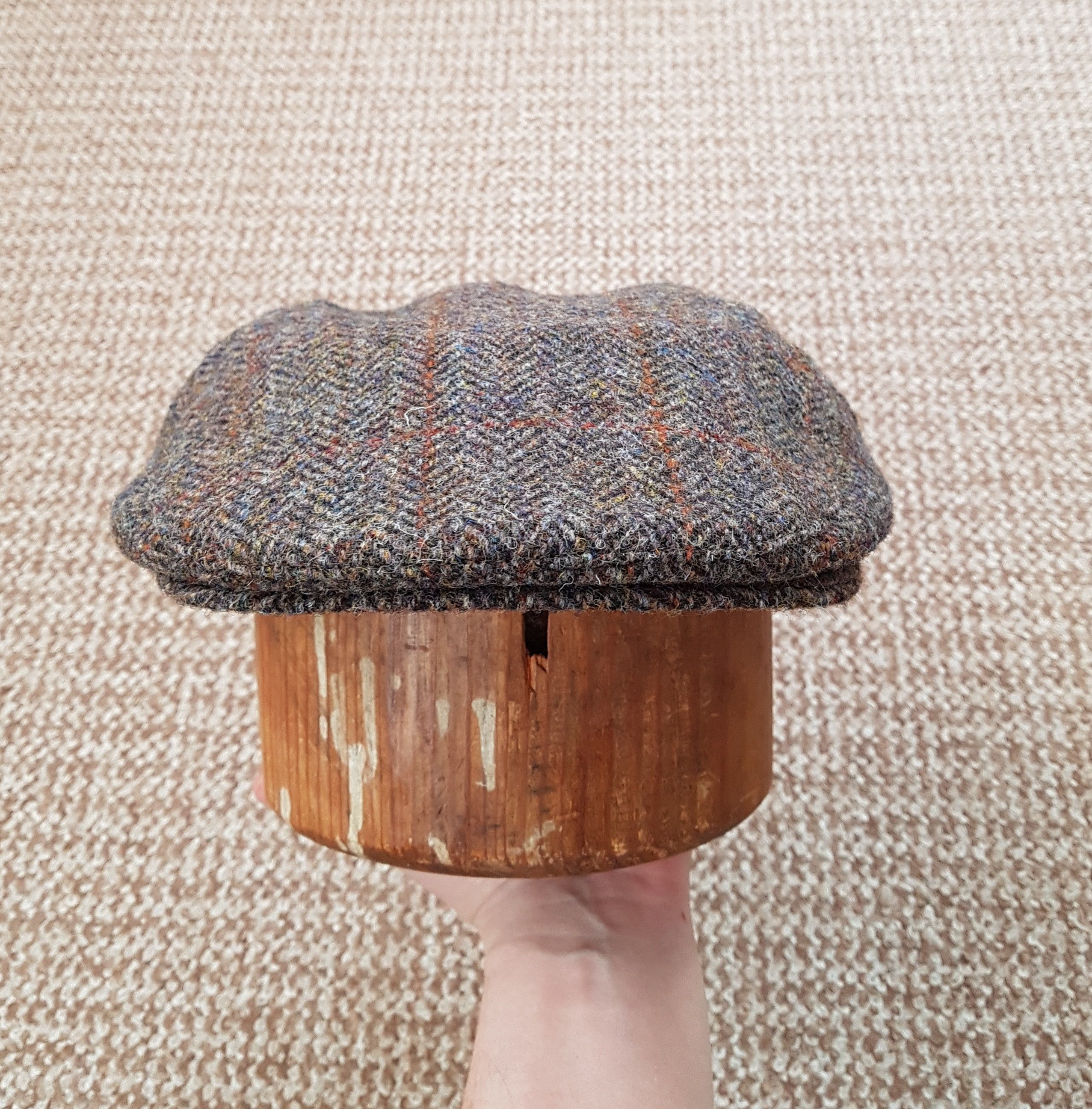 Harris Tweed Harris Tweed Peaky Blinders Centenary Label Wool Hat Cap Size 40 - 4 Thumbnail