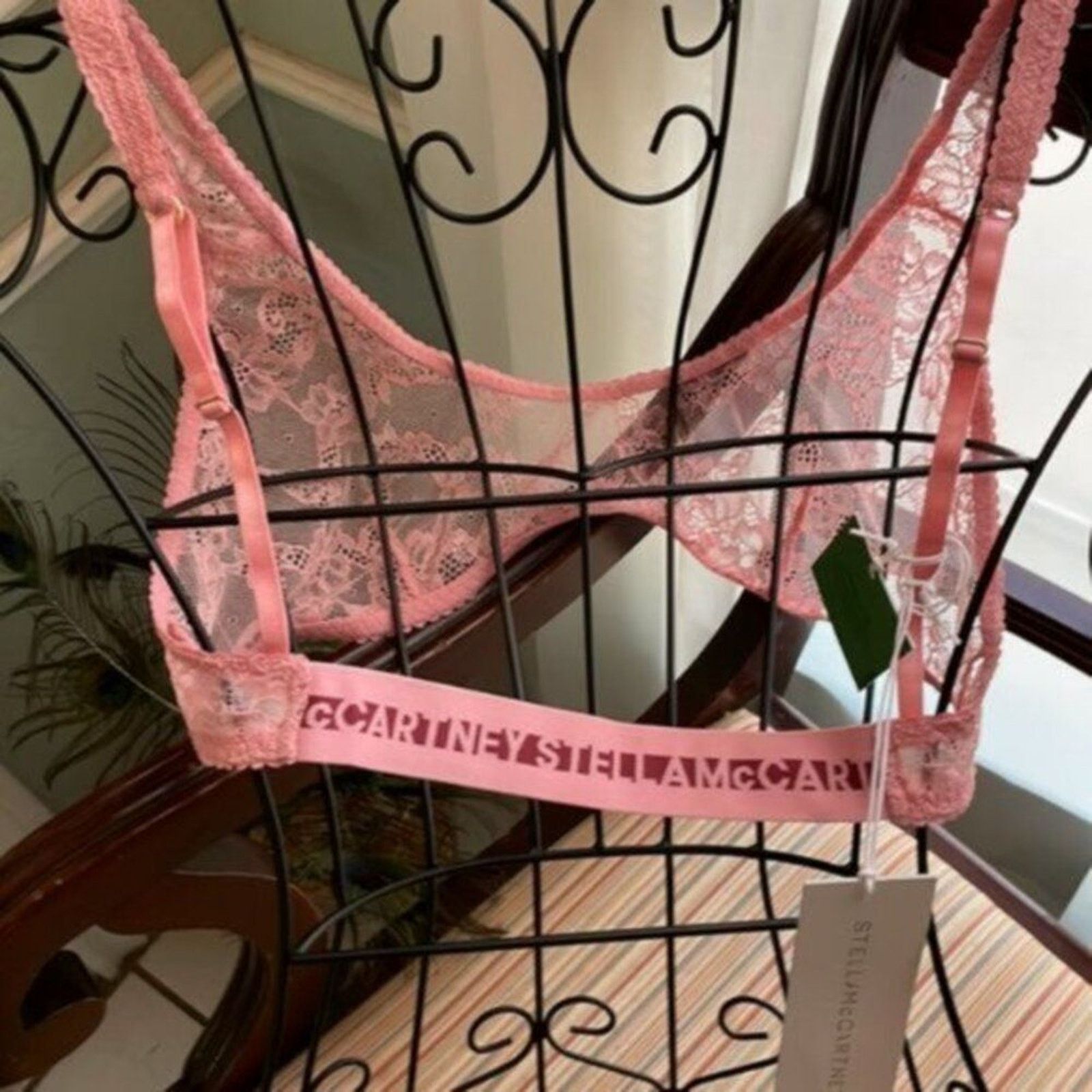 Stella McCartney Stella McCartney lace bra light pink L Size ONE SIZE - 3 Thumbnail