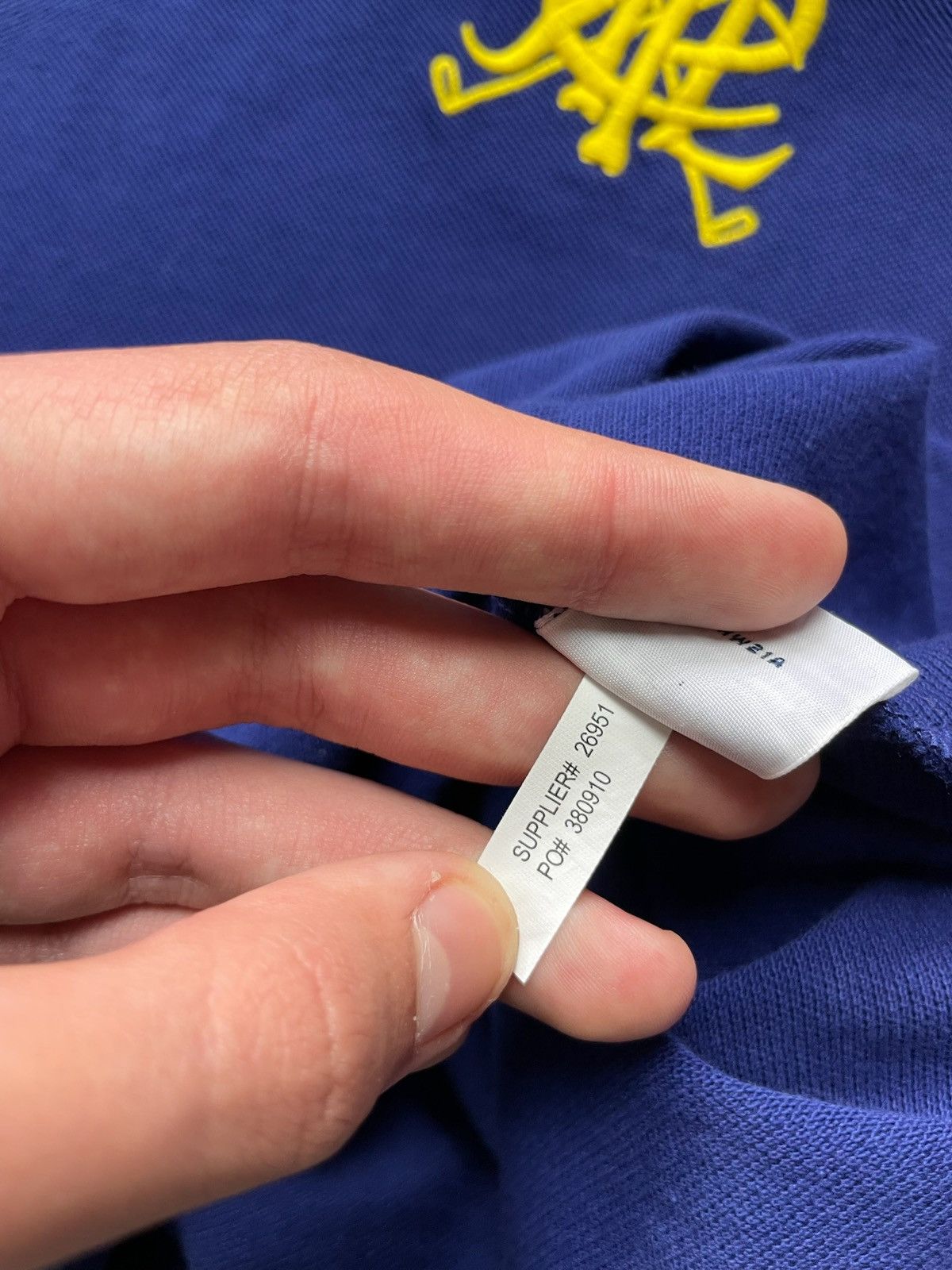 Polo Ralph Lauren × Vintage Vintage polo Ralph Lauren size L logo blue Size US L / EU 52-54 / 3 - 6 Thumbnail
