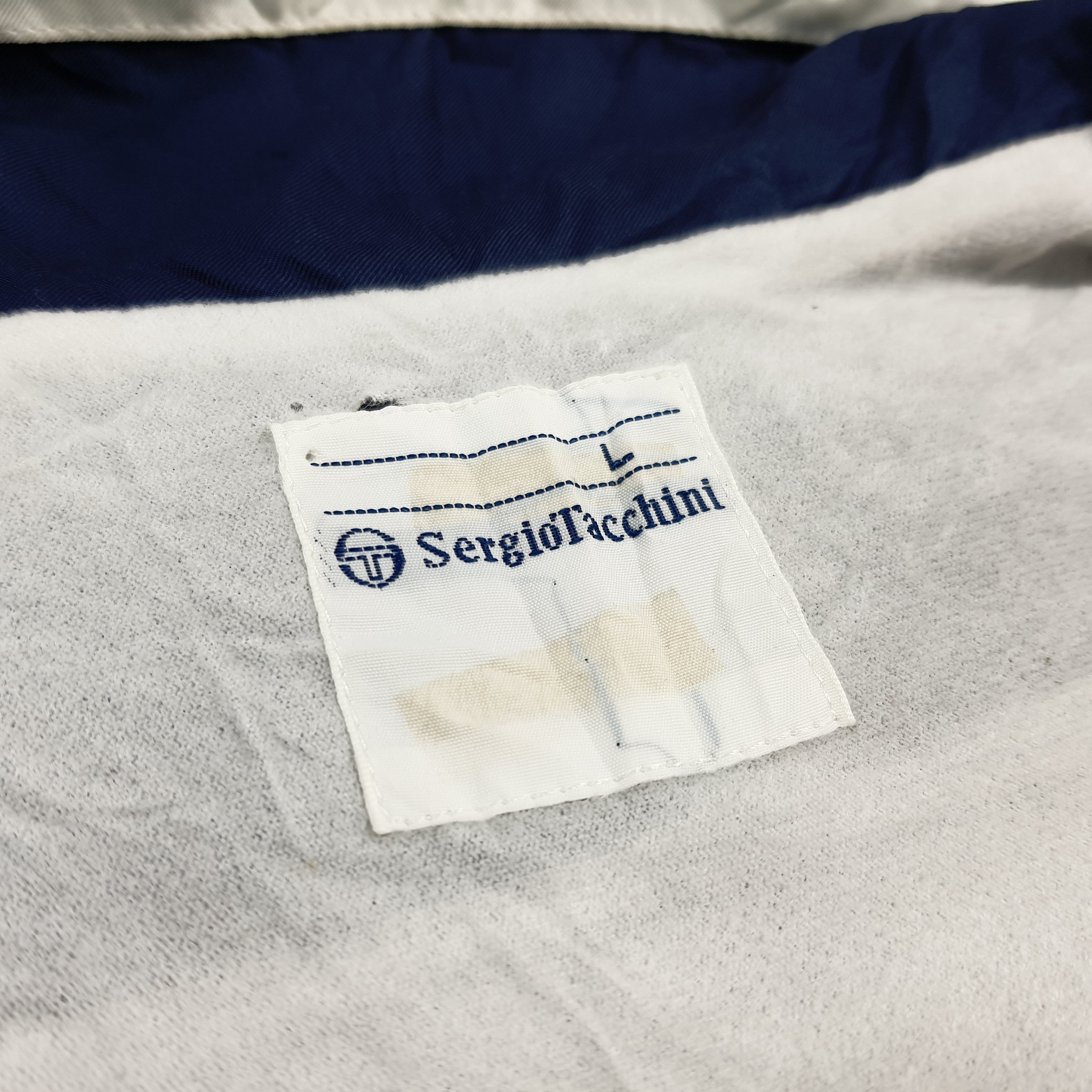 Sergio Tacchini Vintage Sergio Tacchini Navy Full Zip Jacket C302N20 Size US XL / EU 56 / 4 - 6 Thumbnail