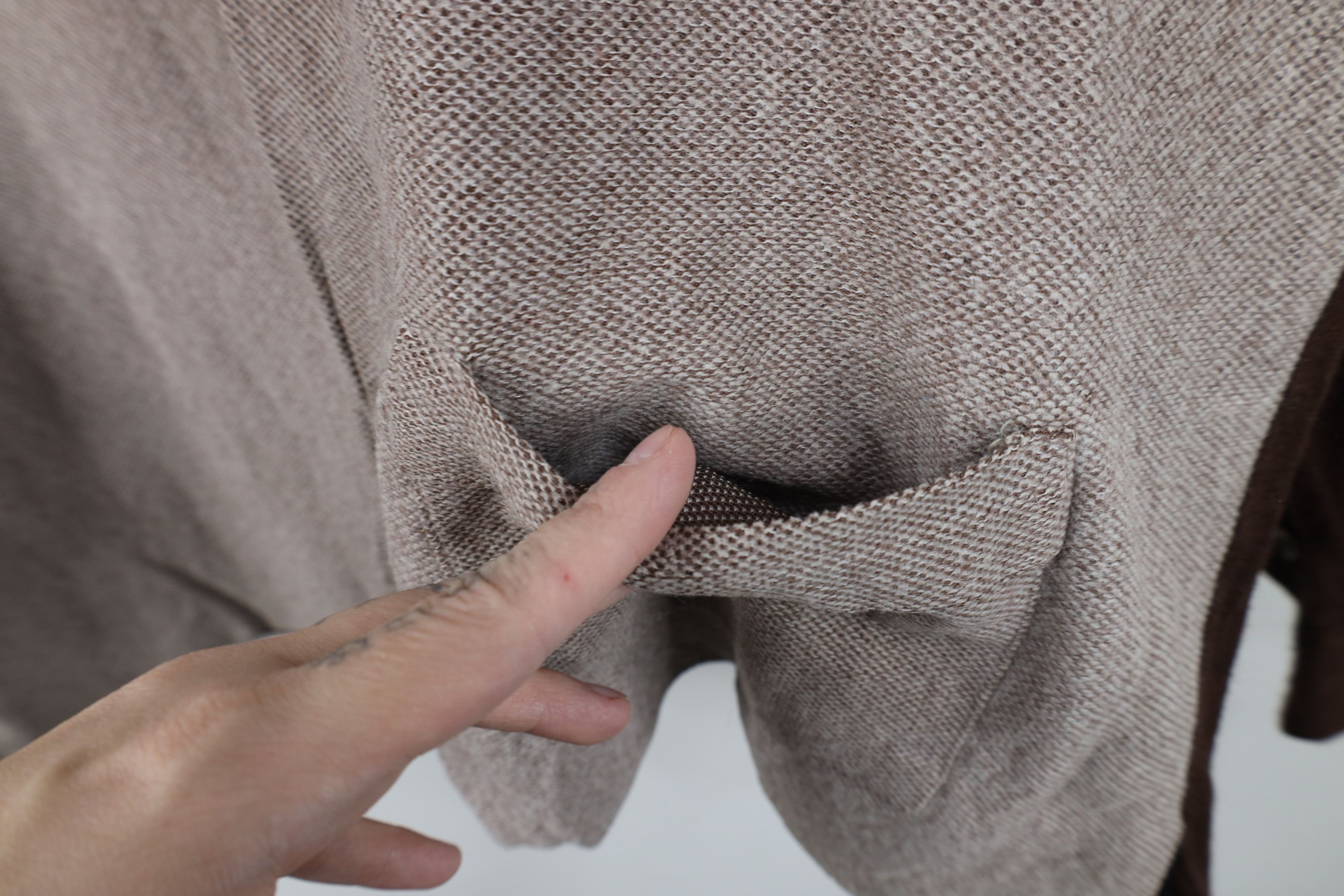 Vintage Vintage 50s 60s Streetwear Looped Collar Knit Polo Brown USA Size US L / EU 52-54 / 3 - 10 Thumbnail