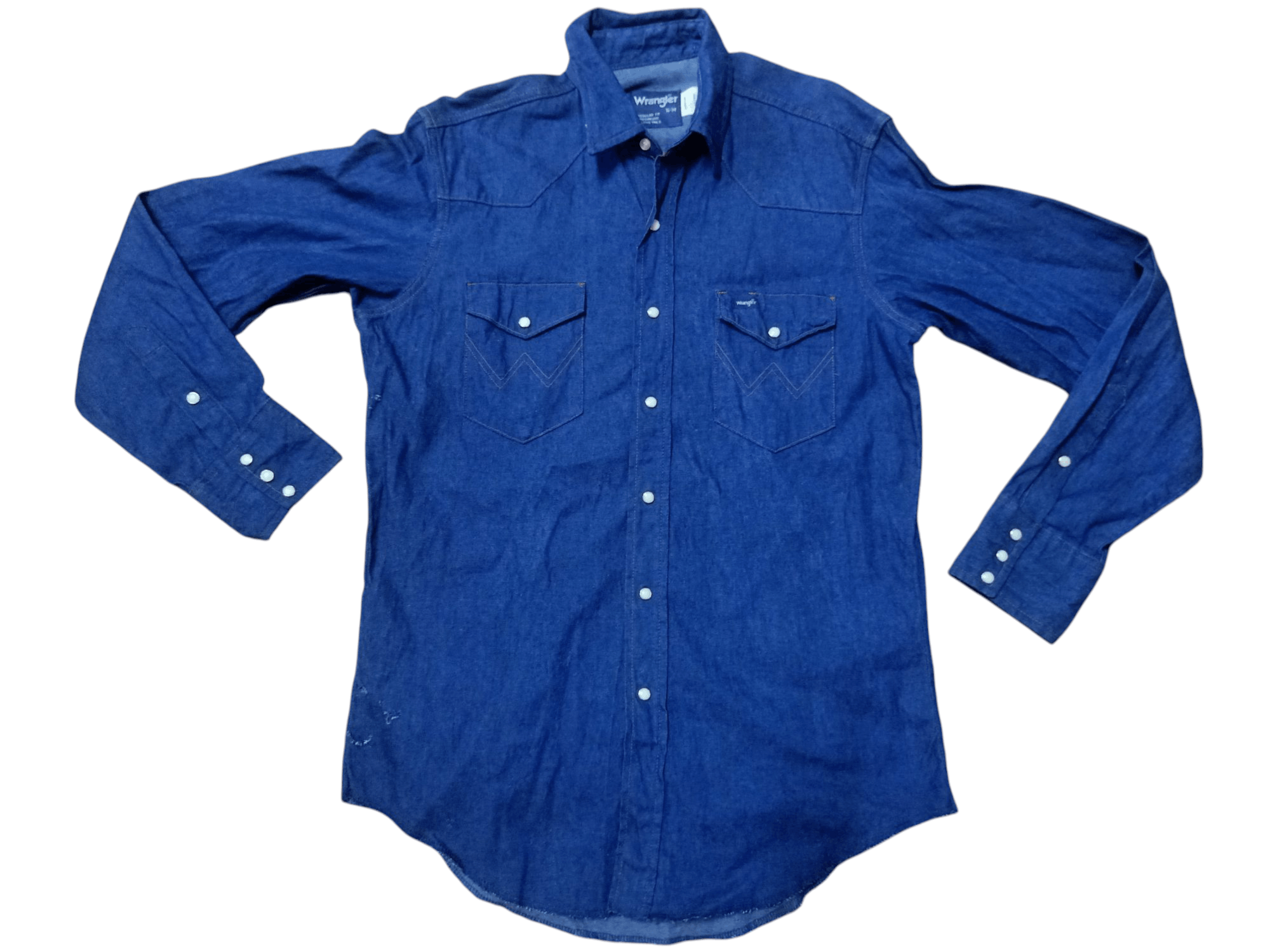 Vintage × Wrangler Wrangler 70a SnapButton Western Men Denim Size US M / EU 48-50 / 2 - 6 Thumbnail