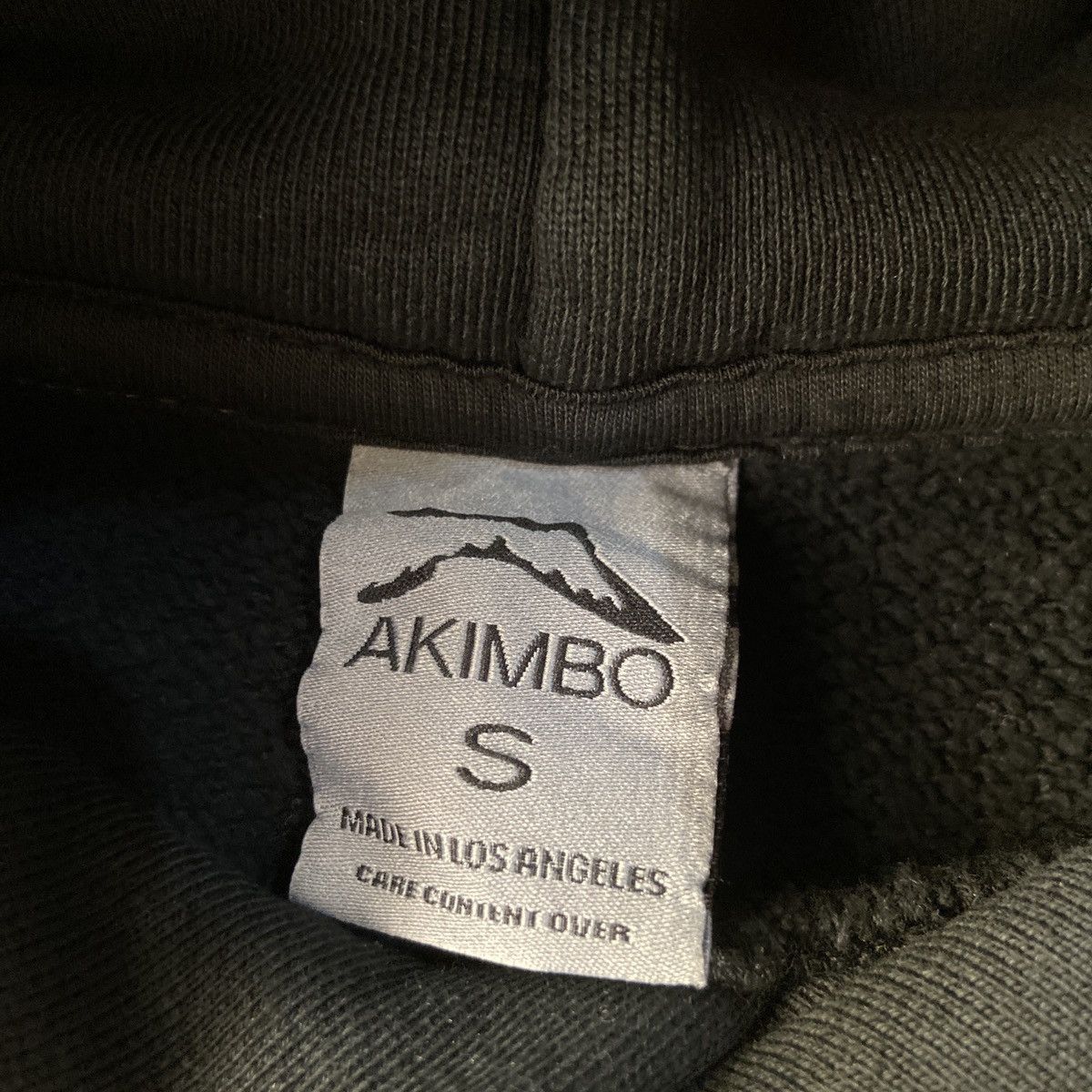 Akimbo Club Akimbo Watch Peeker Distressed hoodie Sun Faded Black Size US S / EU 44-46 / 1 - 9 Thumbnail