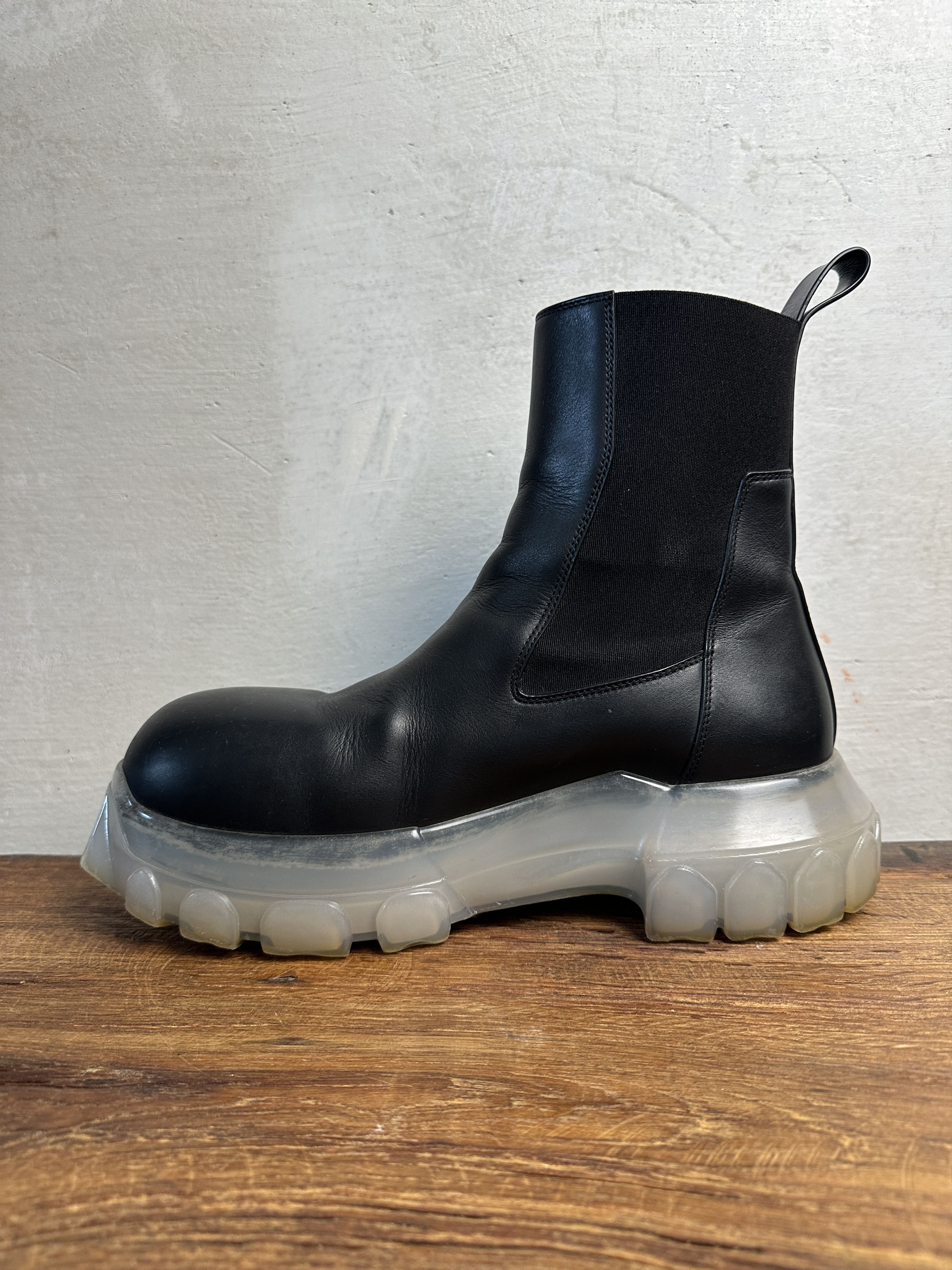 Rick Owens Rick Owens Rick Owens Bozo Beatle Tractor Boots Size US 10 / IT 40 - 3 Thumbnail