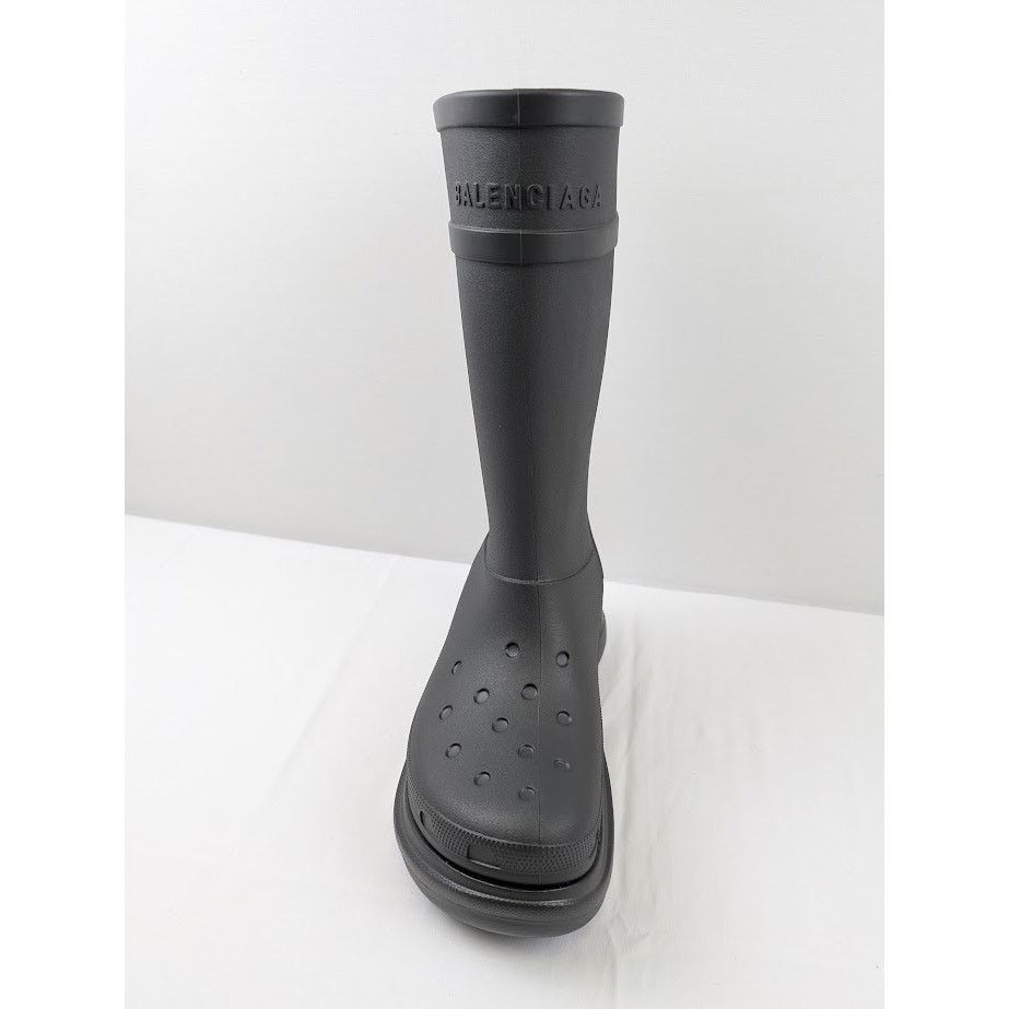 Balenciaga × Crocs o1rshd1 Q:4 / Crocs Rubber Boots in Grafite Size US 11 / EU 44 - 6 Thumbnail