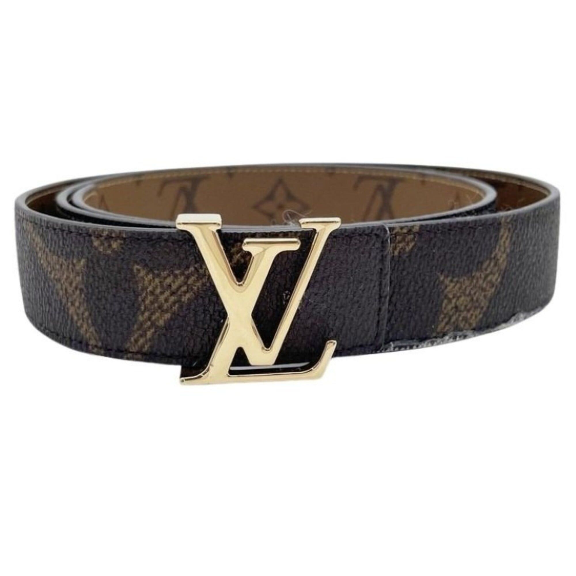 Louis Vuitton M9770 Damier Leather Belt 90 Louis Vuitton Louis Vuitton Damier Graphite Ace Belt 30MM  main image 4