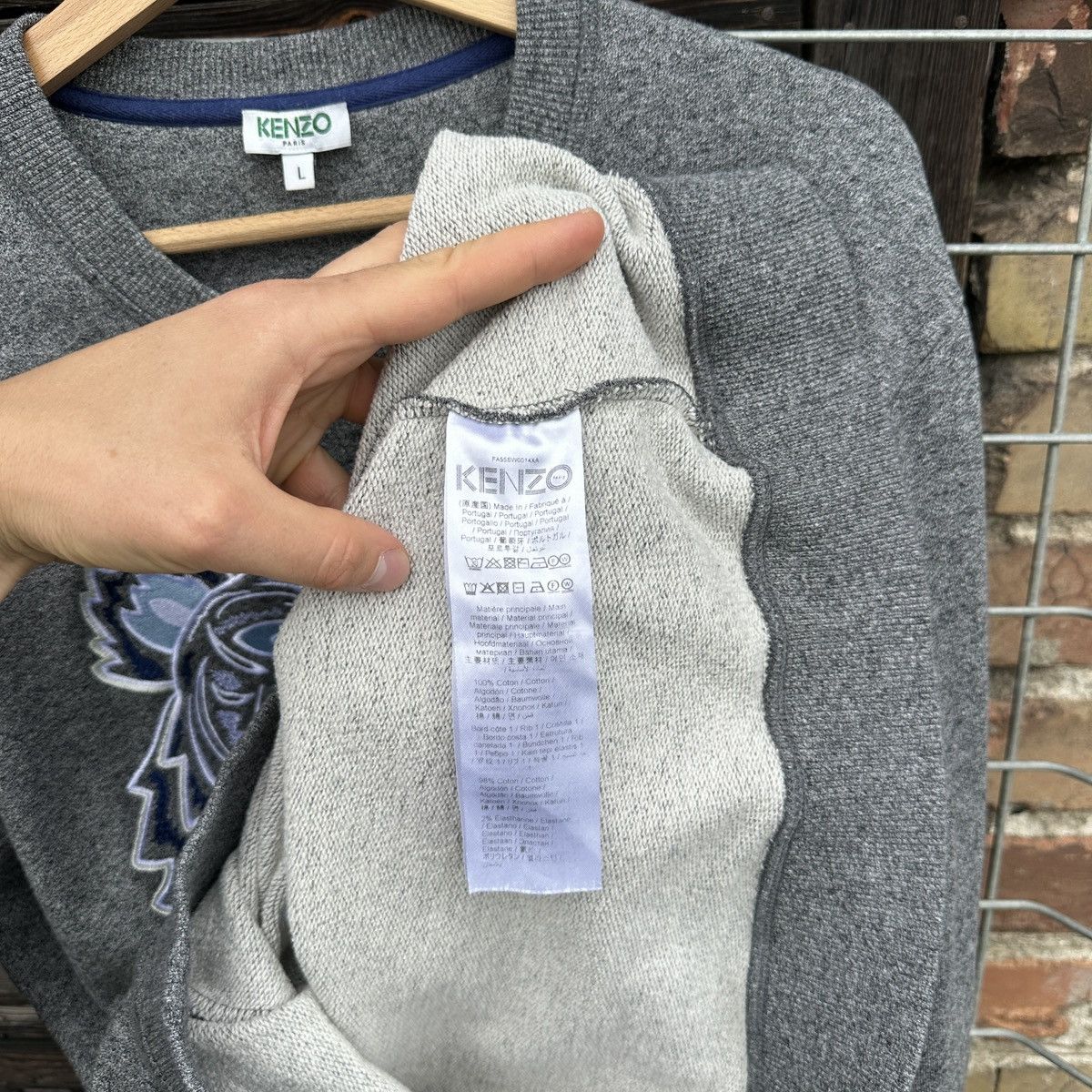 Kenzo Vintage Kenzo Sweatshirt Embroidered Tiger Crewneck Y2K L Size US L / EU 52-54 / 3 - 6 Thumbnail