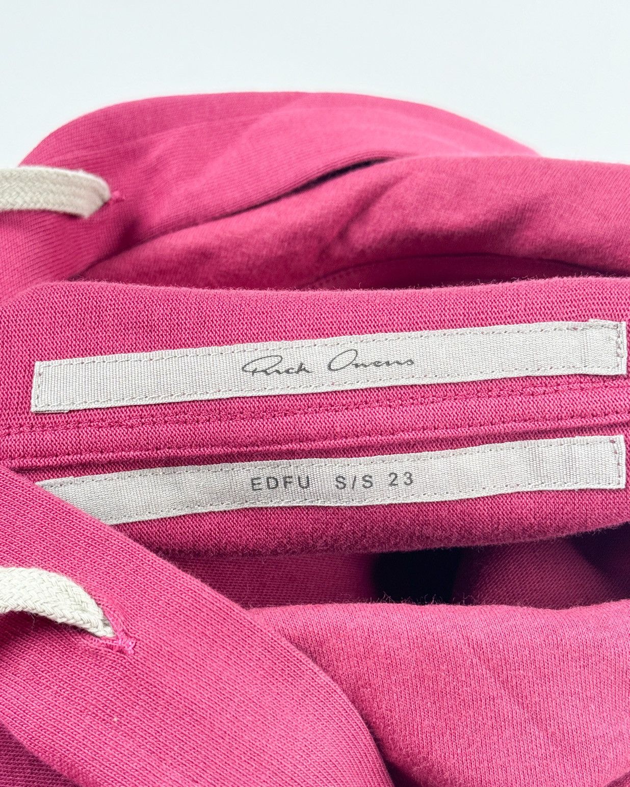 Rick Owens × Rick Owens Drkshdw Rick Owens EDFU S/S 23 Long Pullover Hoodie Size US S / EU 44-46 / 1 - 16 Thumbnail