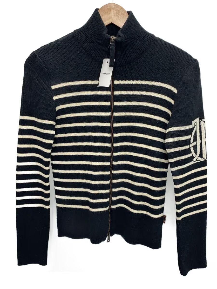 Jean Paul Gaultier Striped Full Zip Wool Knit Sweater Size S / US 4 / IT 40 - 1 Thumbnail