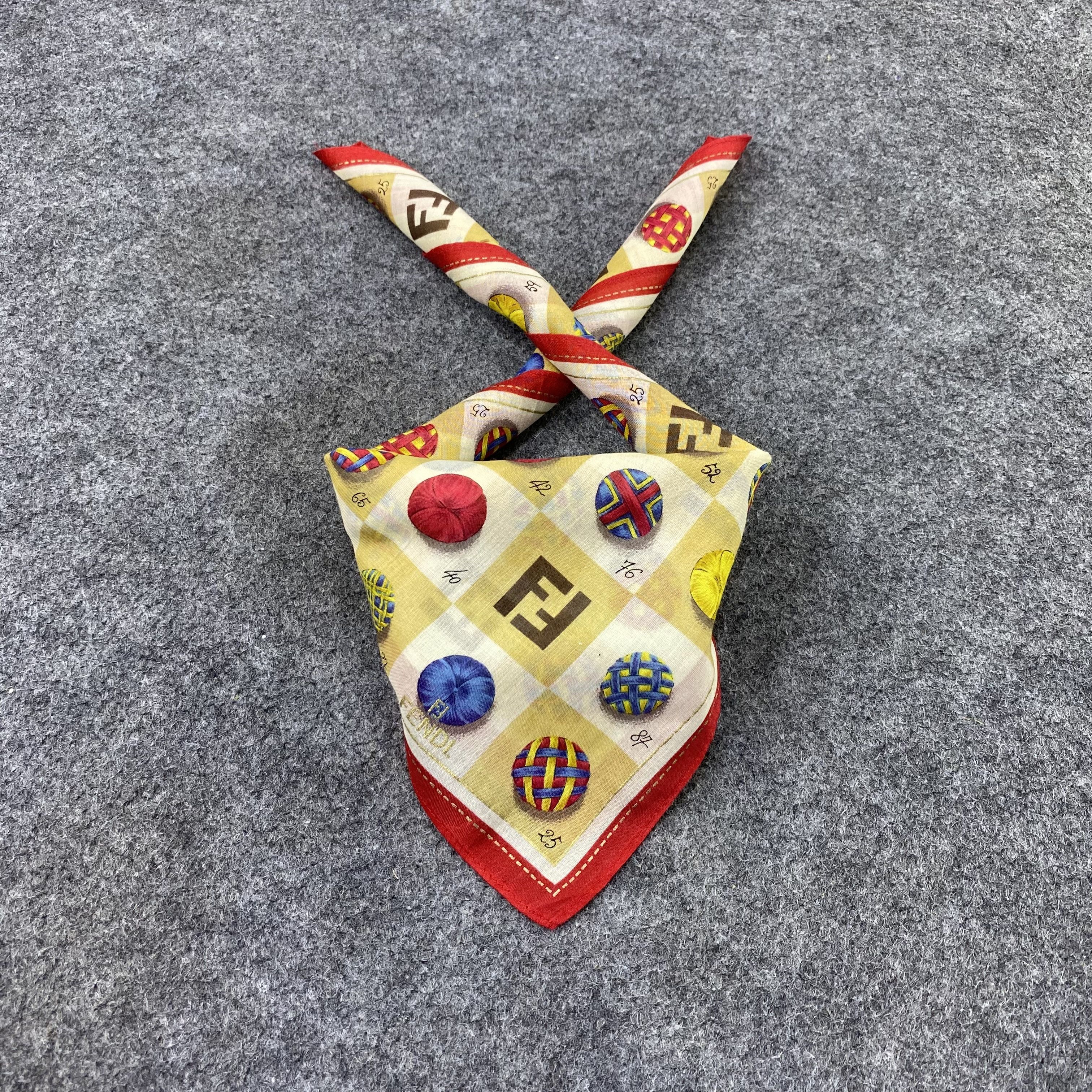 Fendi Fendi Handkerchief / Bandana / Neckerchief-B2143 Size ONE SIZE - 2 Thumbnail