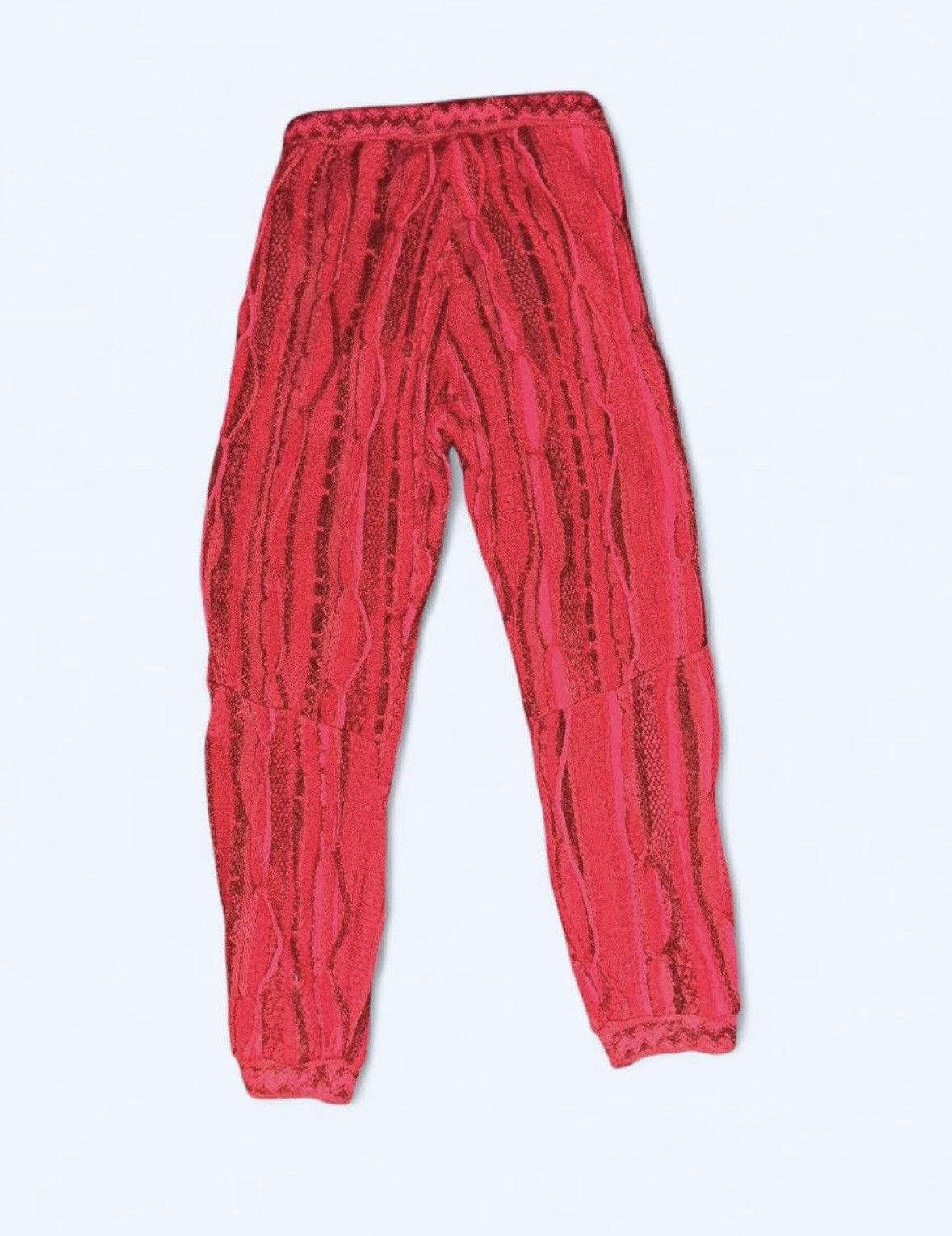 Kapital Kapital red drawstring knit pants Size US 35 - 2 Thumbnail