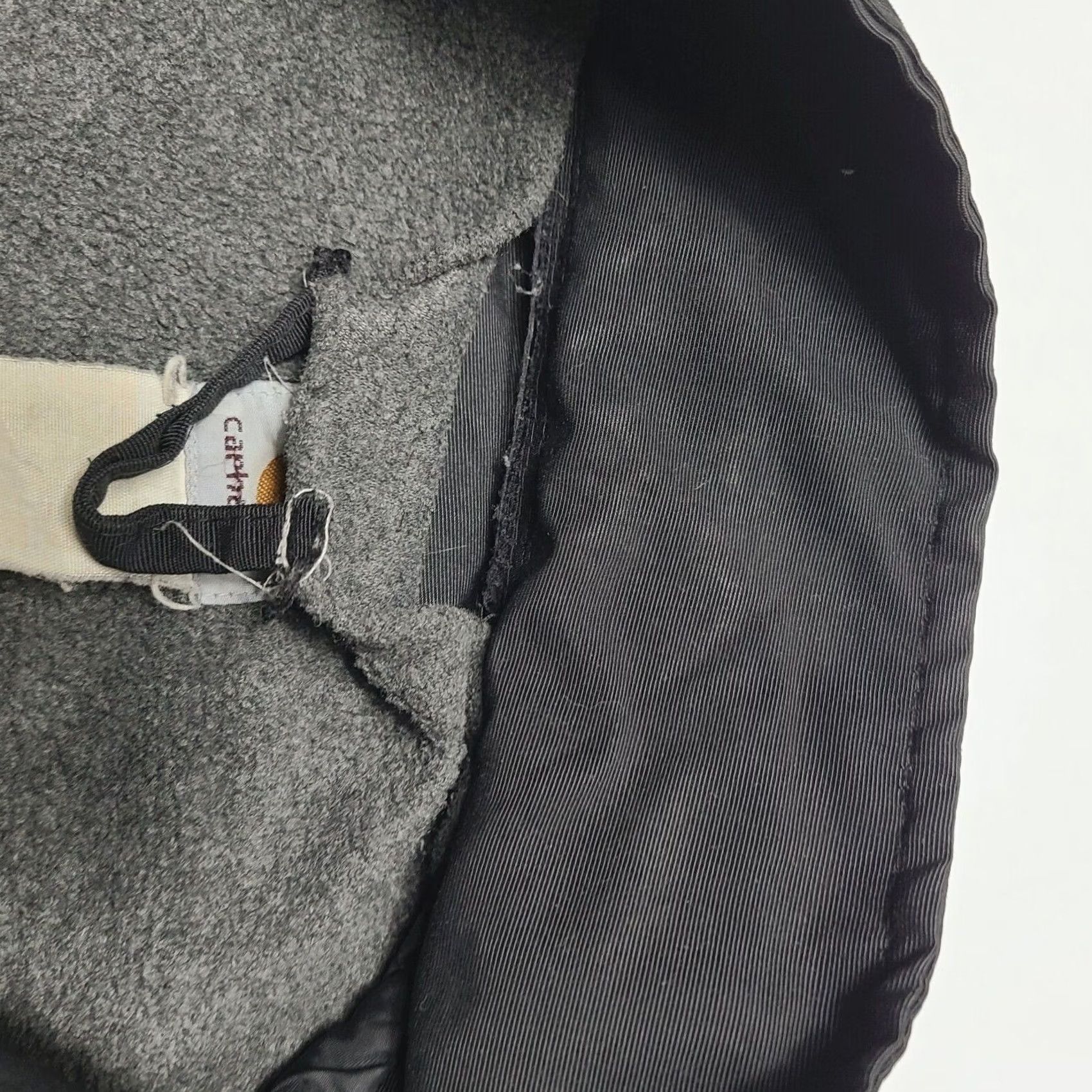 Carhartt VINTAGE Carhartt Bomber Jacket Nylon Fleece Lined Coat Jacket Men XL Black 90s" Size US XL / EU 56 / 4 - 6 Thumbnail