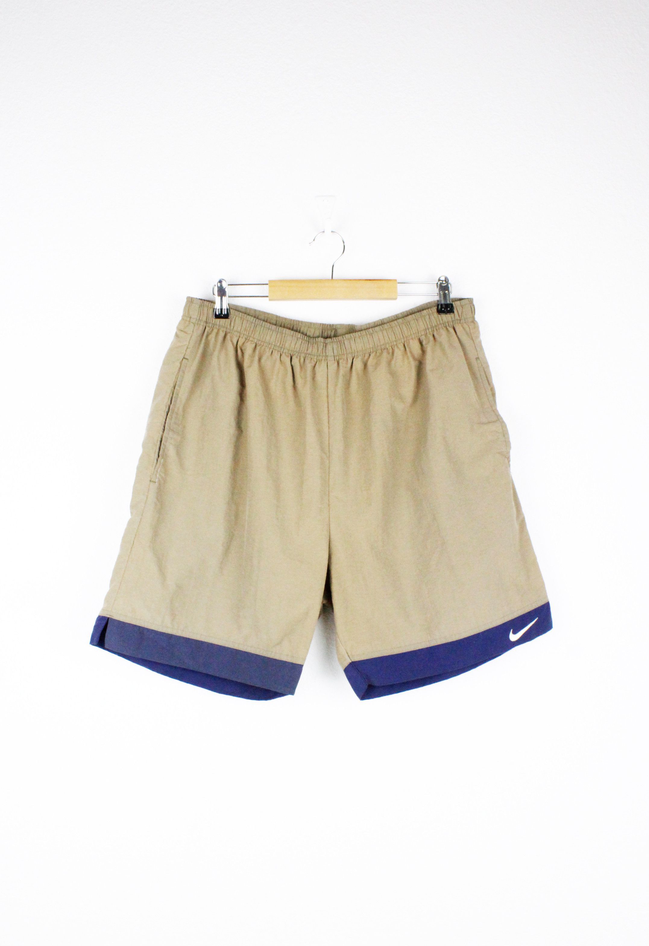 Nike × Vintage Vintage Nike Swoosh Logo Swim Shorts Swimwear Size US 34 / EU 50 - 1 Thumbnail