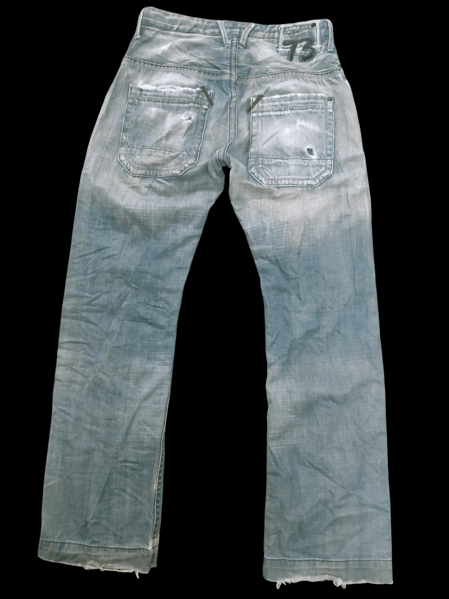 14th Addiction × Pepe Jeans 🔥 Distressed 🔥 Pepe Jeans Mudwash Size US 30 / EU 46 - 2 Thumbnail
