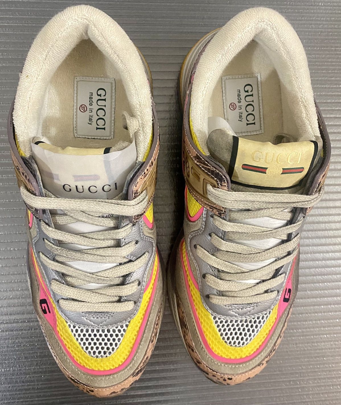 Gucci Gucci 🇮🇹 Tejus Lux Calf Ultrapace sneakers 7 NEW Size US 7 / IT 37 - 6 Thumbnail