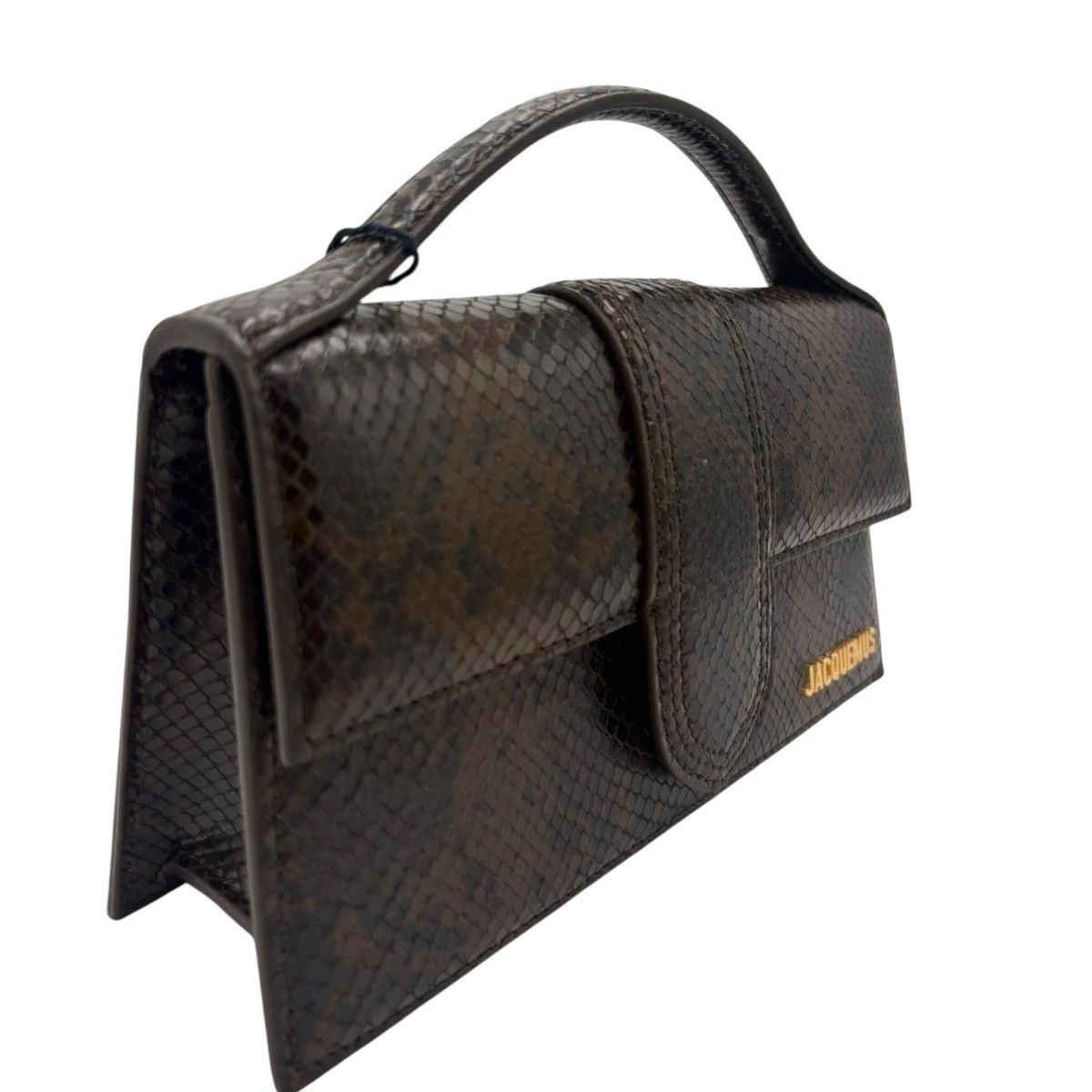 Jacquemus Jacquemus Le Grand Bambino Brown Snake Gold Size ONE SIZE - 3 Thumbnail