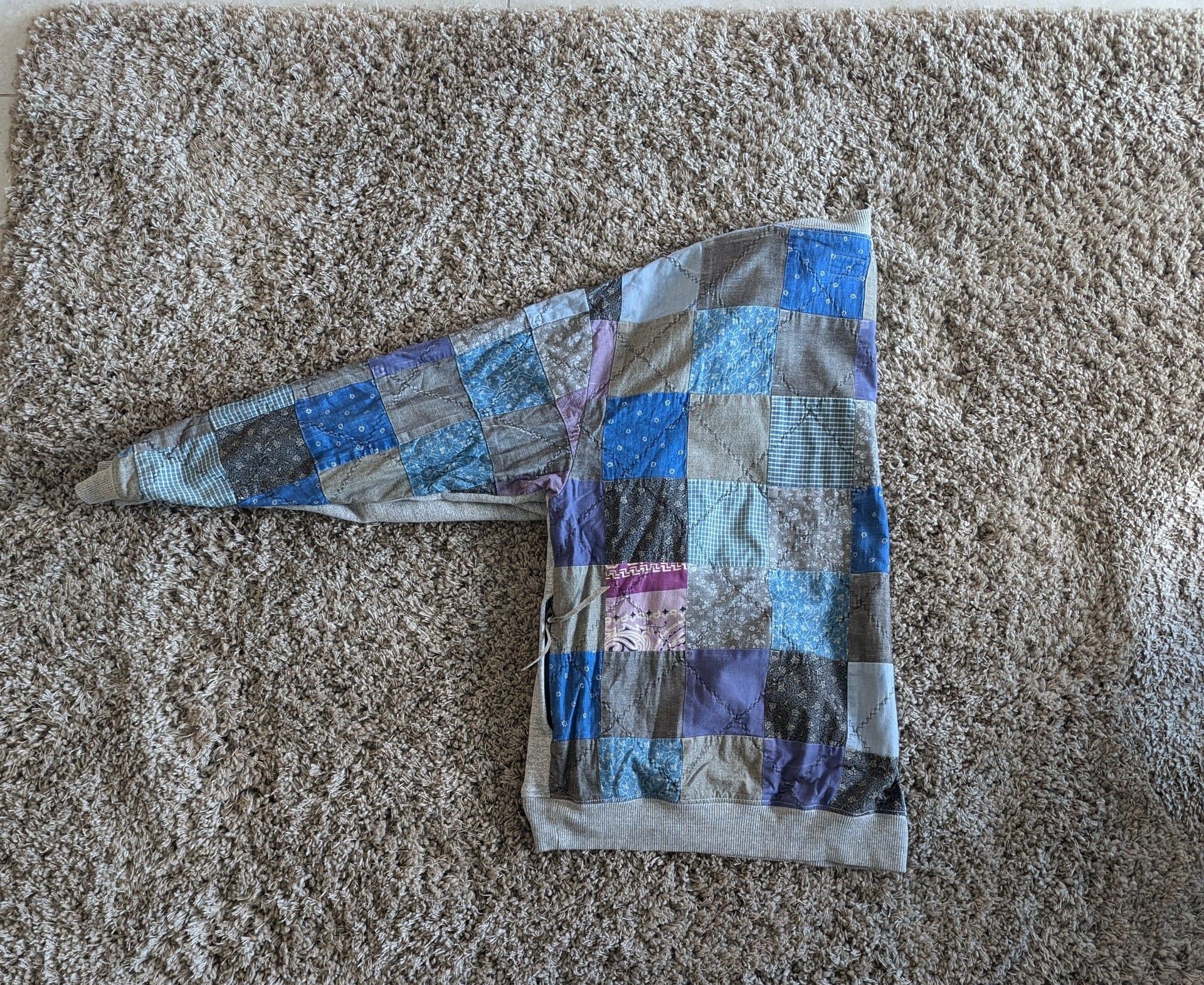 Kapital Kountry KAPITAL Quilted 2TONE BIG Sweatshirt Patchwork - Size 1 Size US S / EU 44-46 / 1 - 3 Thumbnail