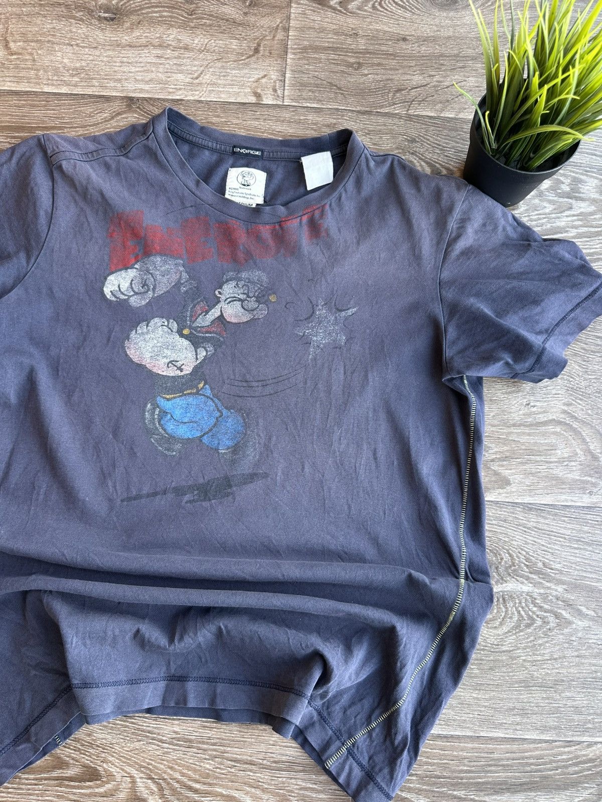 Energie 🔥 Energie Popeye Vintage Movie Distressed Tee Shirt Cartoon Size US M / EU 48-50 / 2 - 1 Thumbnail
