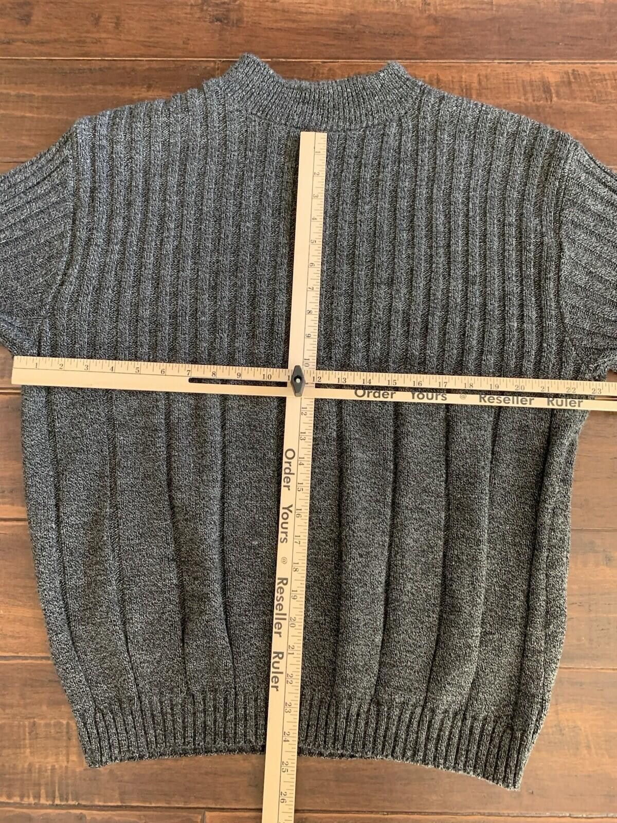 United Colors Of Benetton Untied brand Men’s Size Medium Charcoal Knitted Sweater Size US M / EU 48-50 / 2 - 5 Thumbnail