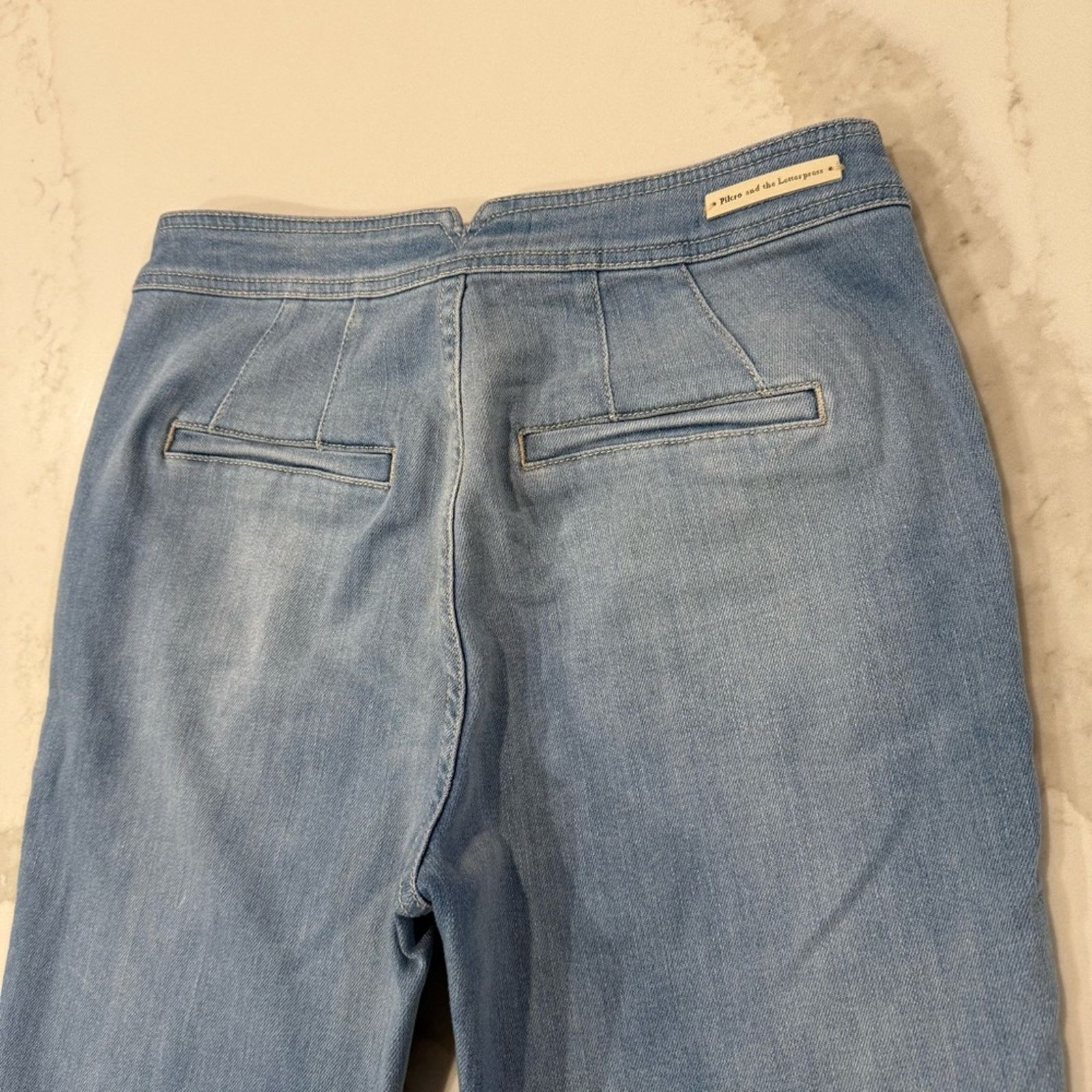 Anthropologie Anthropologie Pilcro High Rise Bootcut Denim Jeans Womens 26 Size 26" / US 2 / IT 38 - 12 Thumbnail