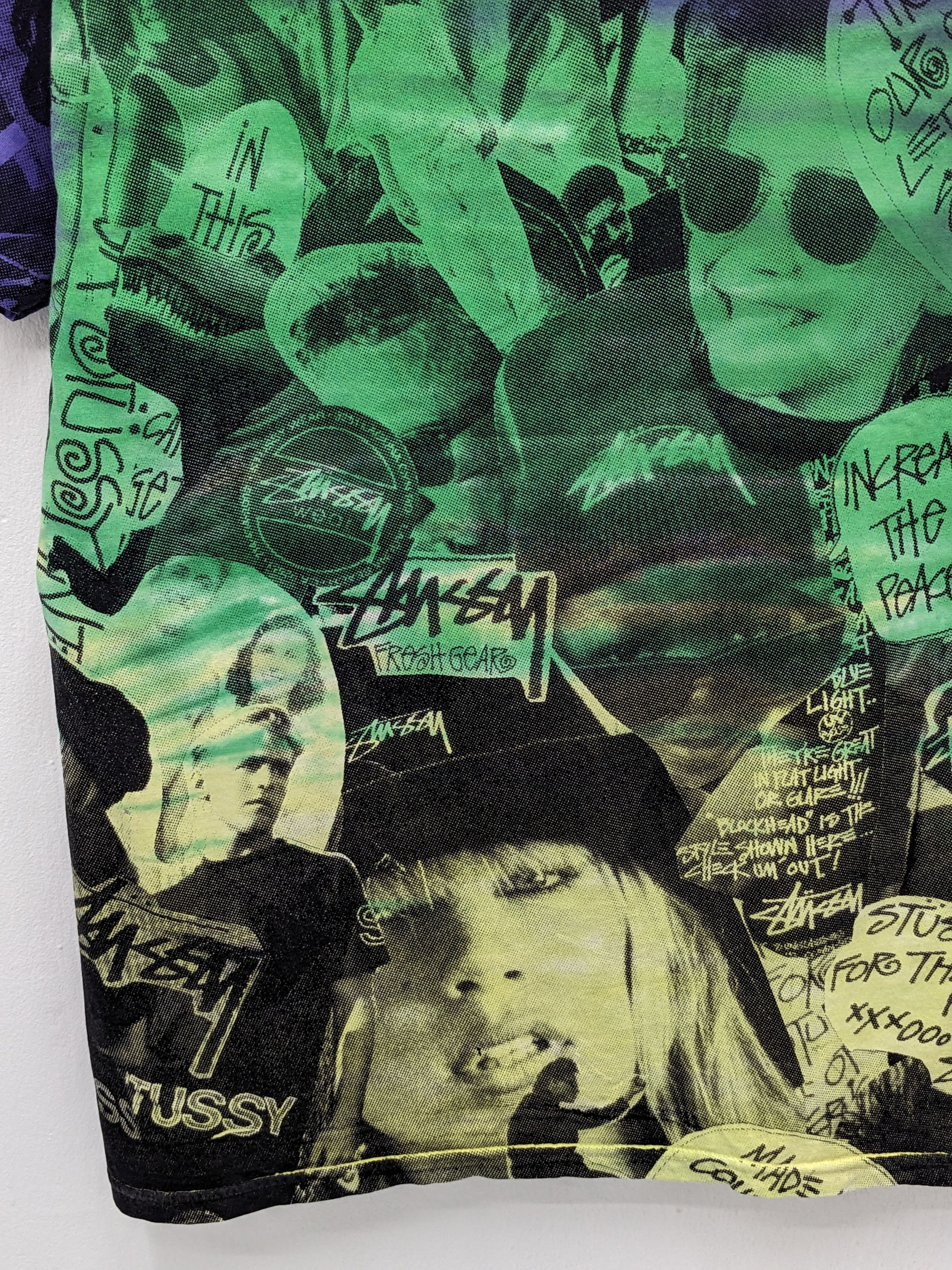 Stussy Rare Stussy Overprint Tshirt Size US L / EU 52-54 / 3 - 8 Thumbnail