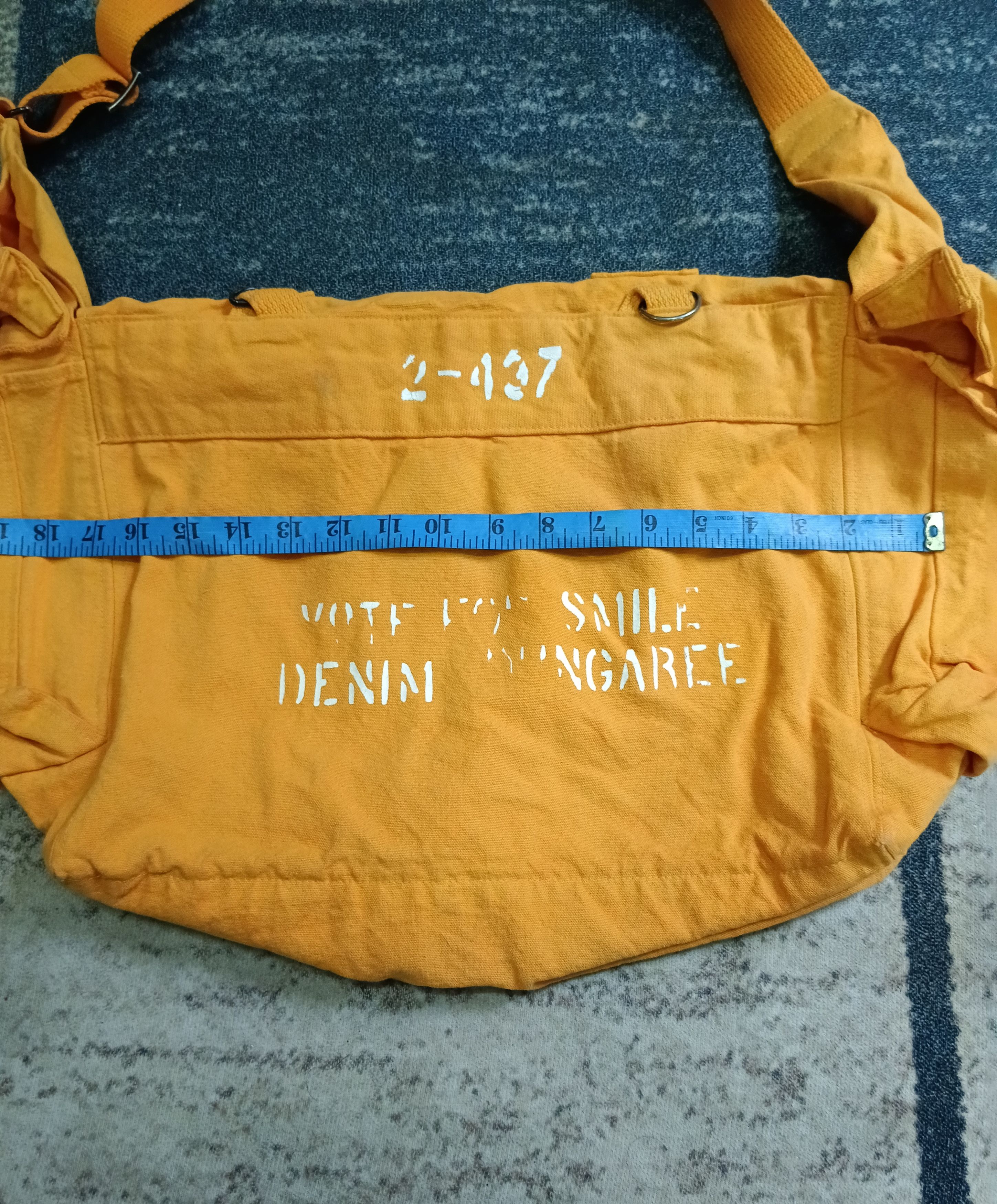 Japanese Brand DENIM DUNGGARE KAWARAMACHI CHUOKO CROSSBODY Size ONE SIZE - 8 Thumbnail