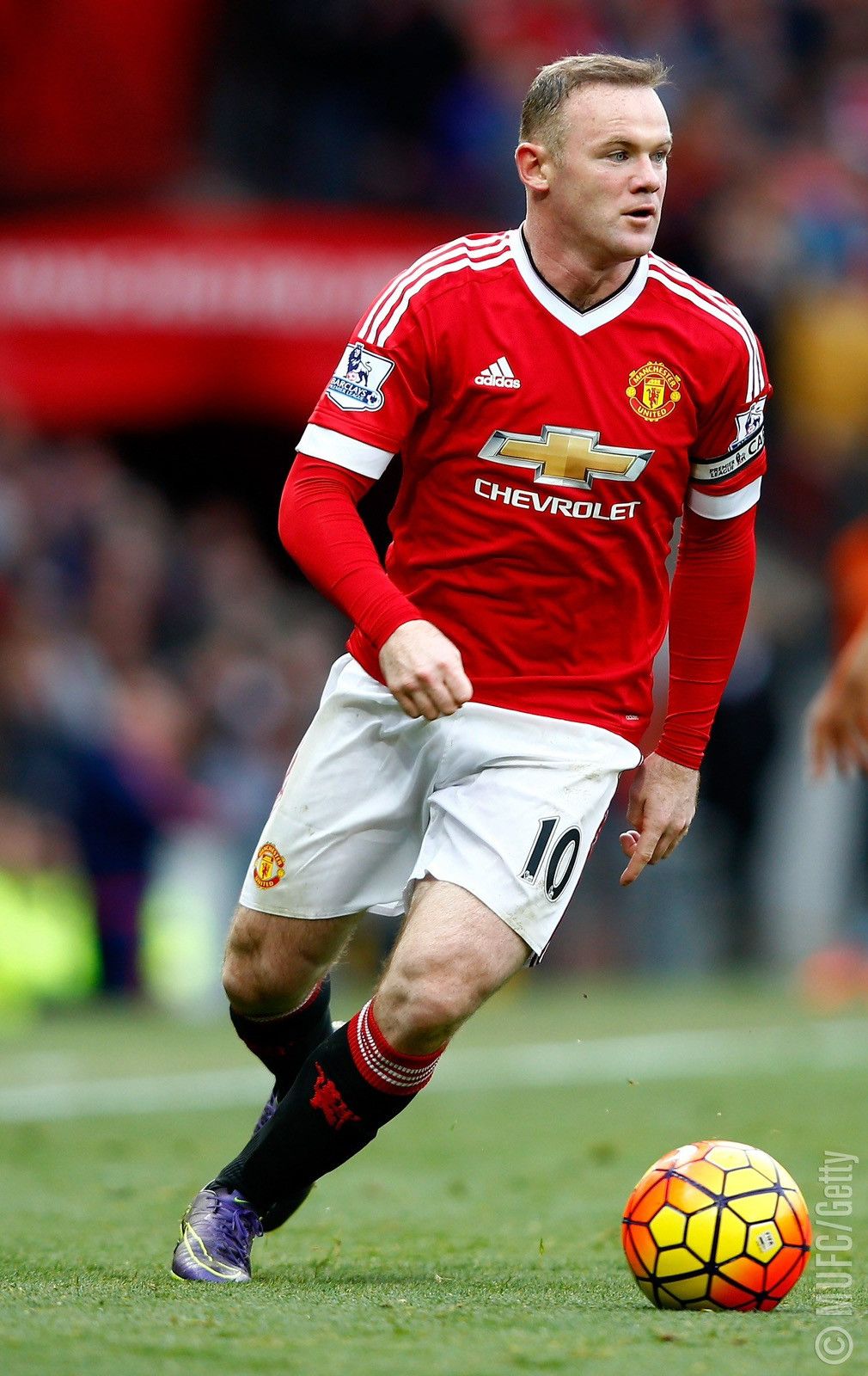Adidas × Vintage MANCHESTER UNITED ADIDAS 2015/2016 SOCCER JERSEY #10 ROONEY Size US S / EU 44-46 / 1 - 13 Thumbnail