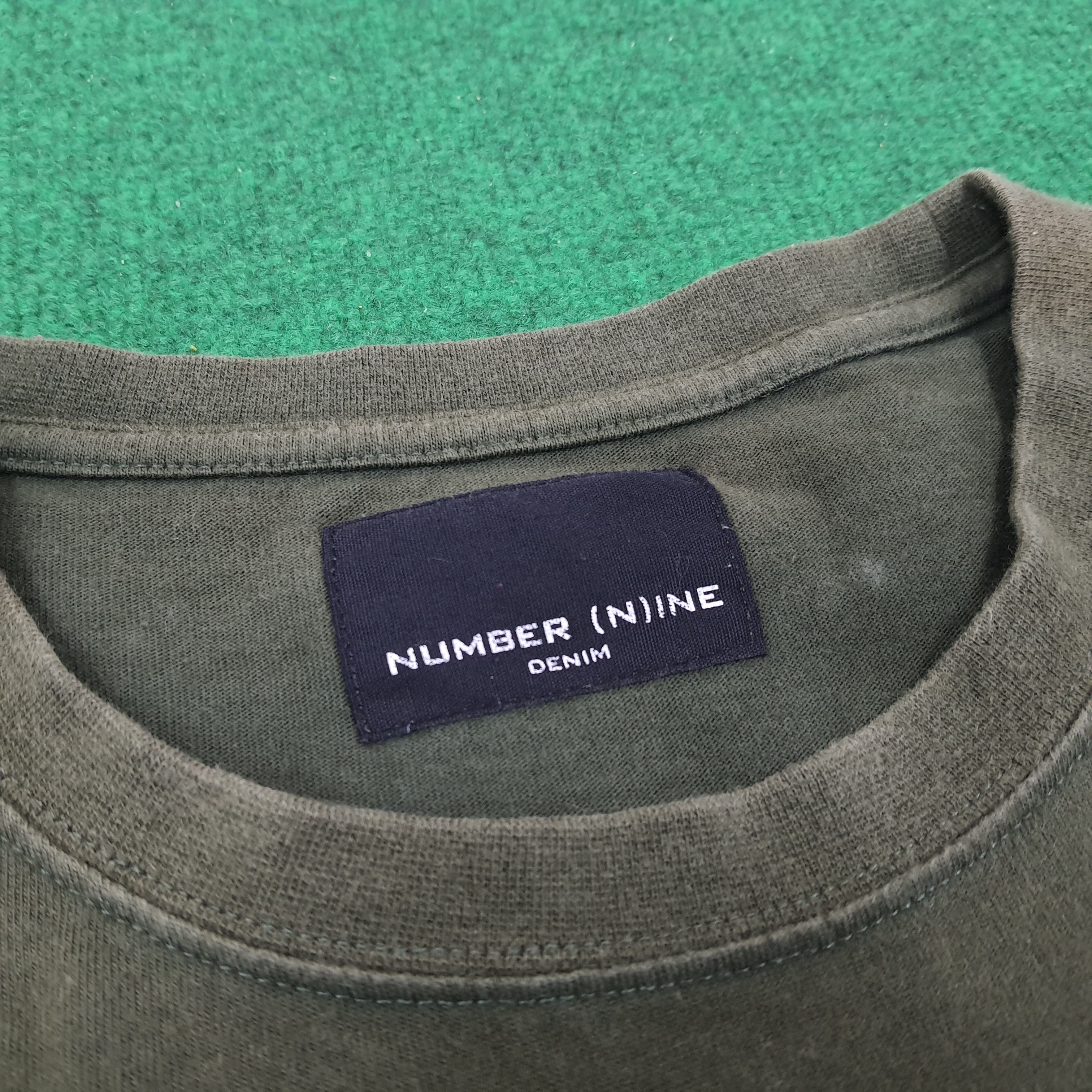 Japanese Brand × Number (N)ine × Vintage Vintage Number Nine Spell Out Oversized Boxy Cut Tshirt Size US L / EU 52-54 / 3 - 5 Thumbnail