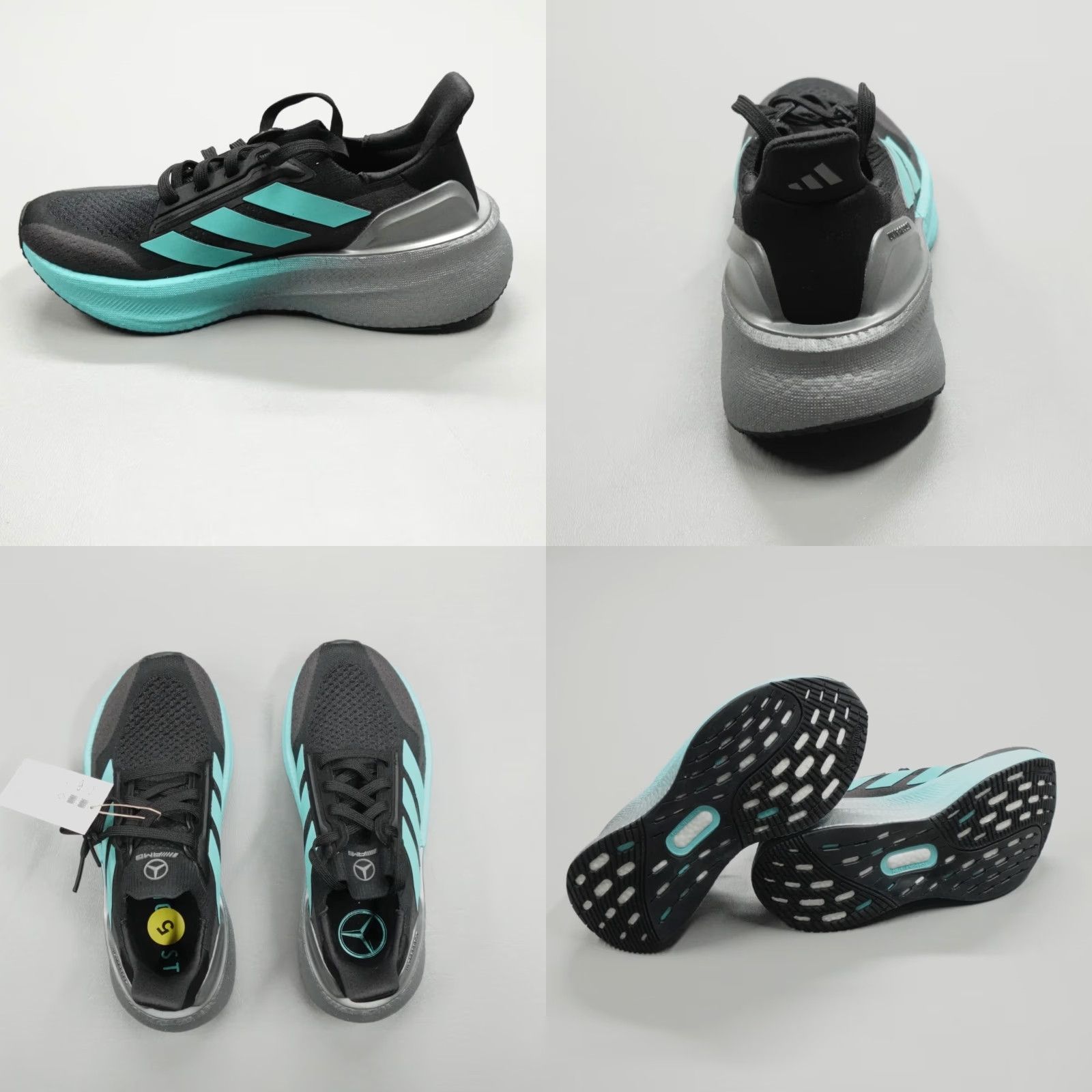 Adidas adidas Ultraboost 5X Women’s Size 5 EU 36 Black Formula One Sneaker Knit Low Top Running & Jogging Shoes Size US 5 / IT 35 - 8 Thumbnail