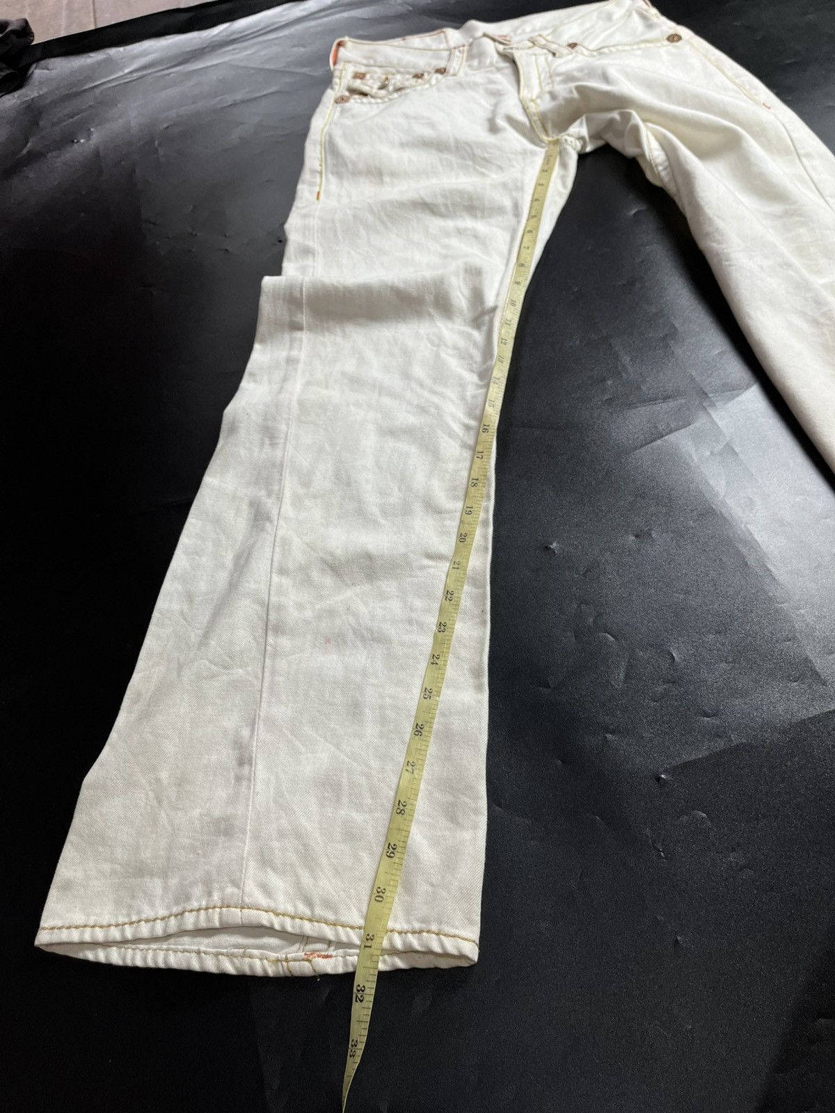 If Six Was Nine VINTAGE SUPER FLARE TRUE RELIGION 90s Size US 30 / EU 46 - 14 Thumbnail