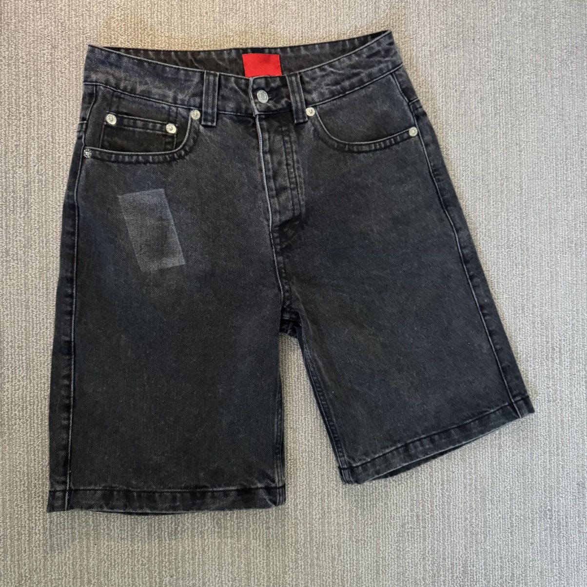 Fugazi FUGAZI Novelty denim shorts washed black brass knuckles Size US 30 / EU 46 - 2 Thumbnail