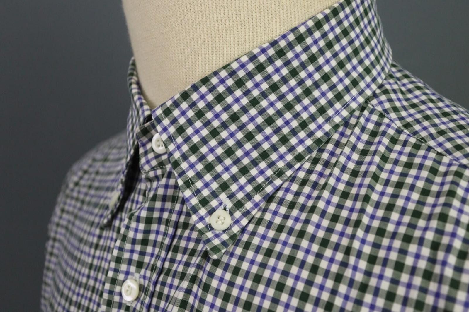 Brunello Cucinelli Brunello Cucinelli Multi Plaid Cotton Shirt Size 2XL Size US XXL / EU 58 / 5 - 11 Thumbnail