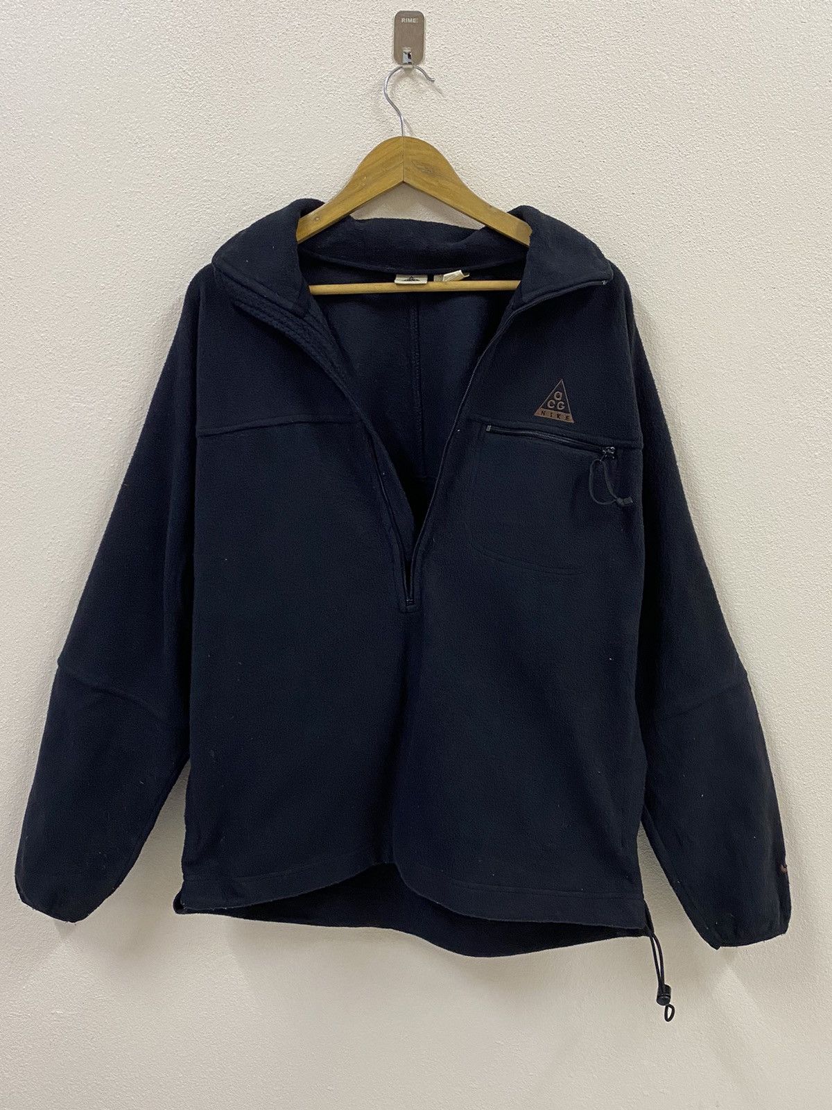 Nike ACG Vintage Nike ACG Fleece Jacket - Black Size US M / EU 48-50 / 2 - 2 Thumbnail