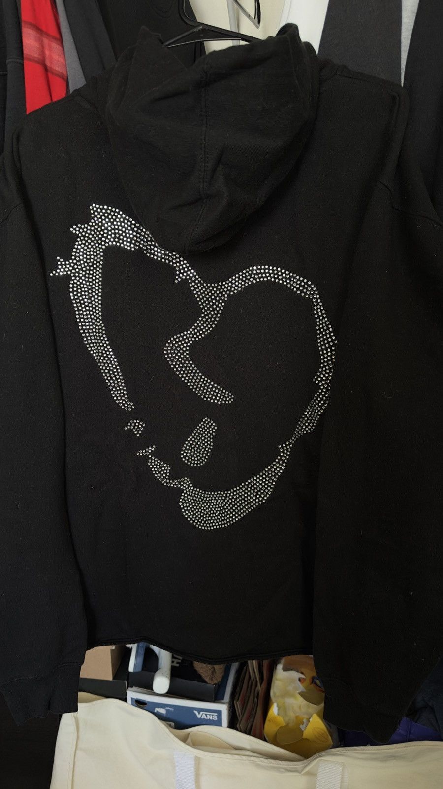 Revenge Revenge 2017 OG Heartbreak Bejeweled Hoodie Size US L / EU 52-54 / 3 - 4 Thumbnail