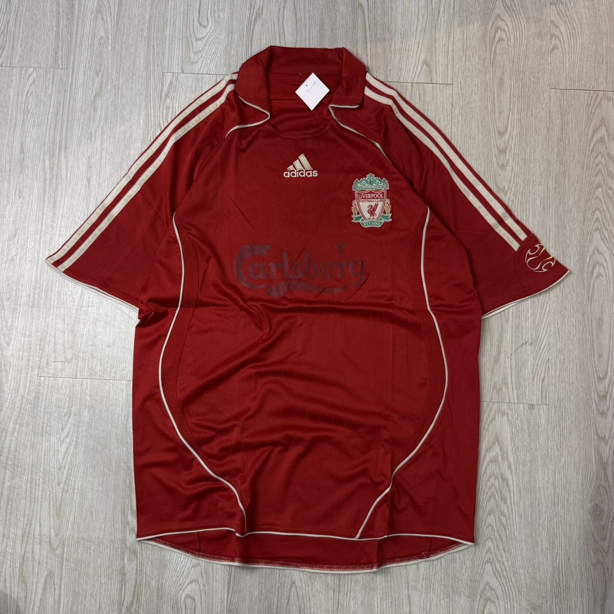 Adidas LIVERPOOL adidas jerseys home 06/07 red Size US L / EU 52-54 / 3 - 1 Thumbnail