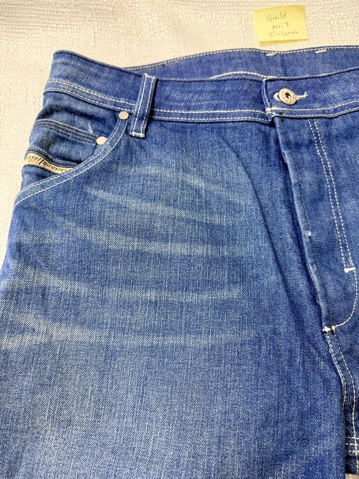 Diesel Diesel Kroshort Short Denim Pants Mens 34 Indigo Blue Size US 34 / EU 50 - 8 Thumbnail