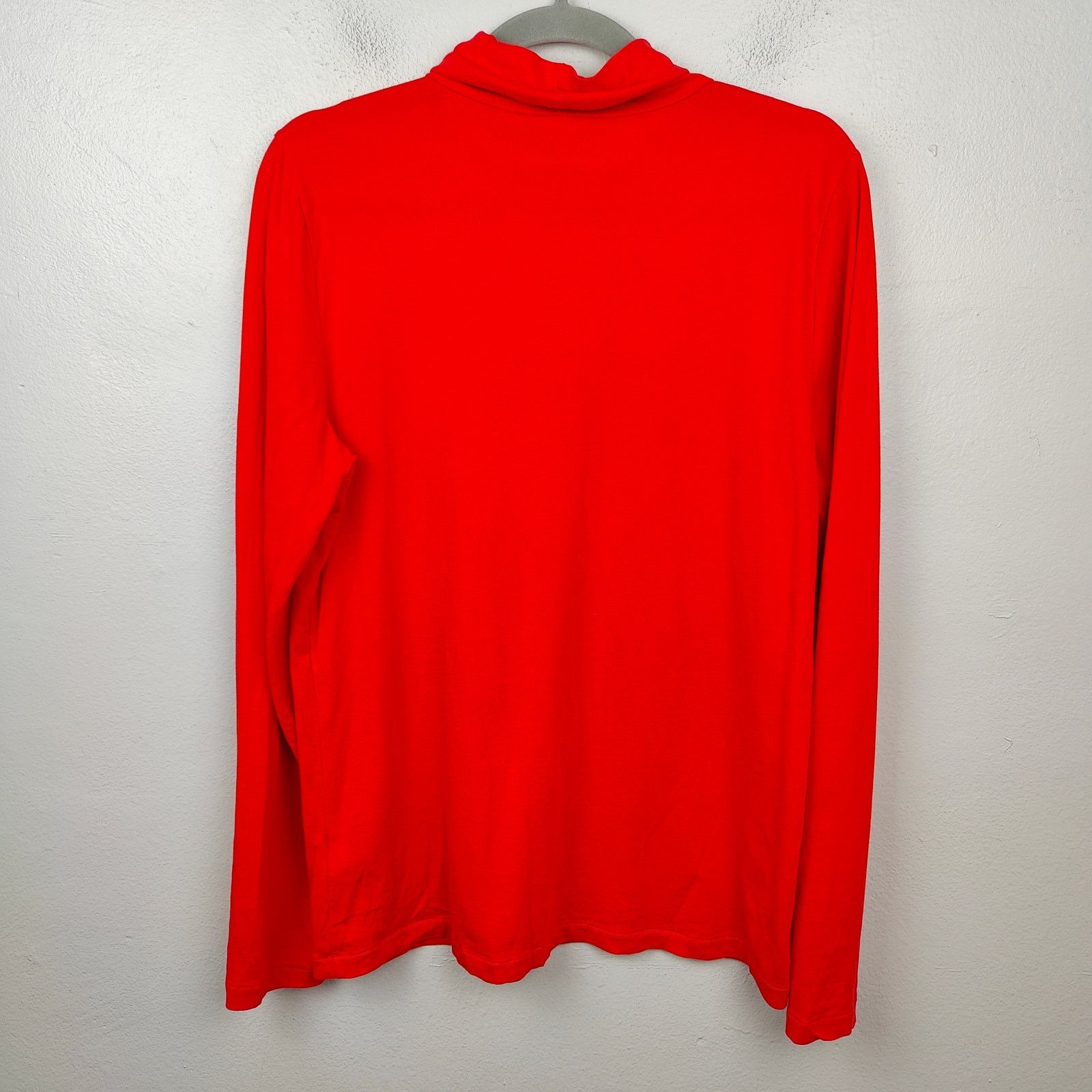 J.Crew J Crew Tissue Turtleneck Top Womens XL Red Size XL / US 12-14 / IT 48-50 - 4 Thumbnail