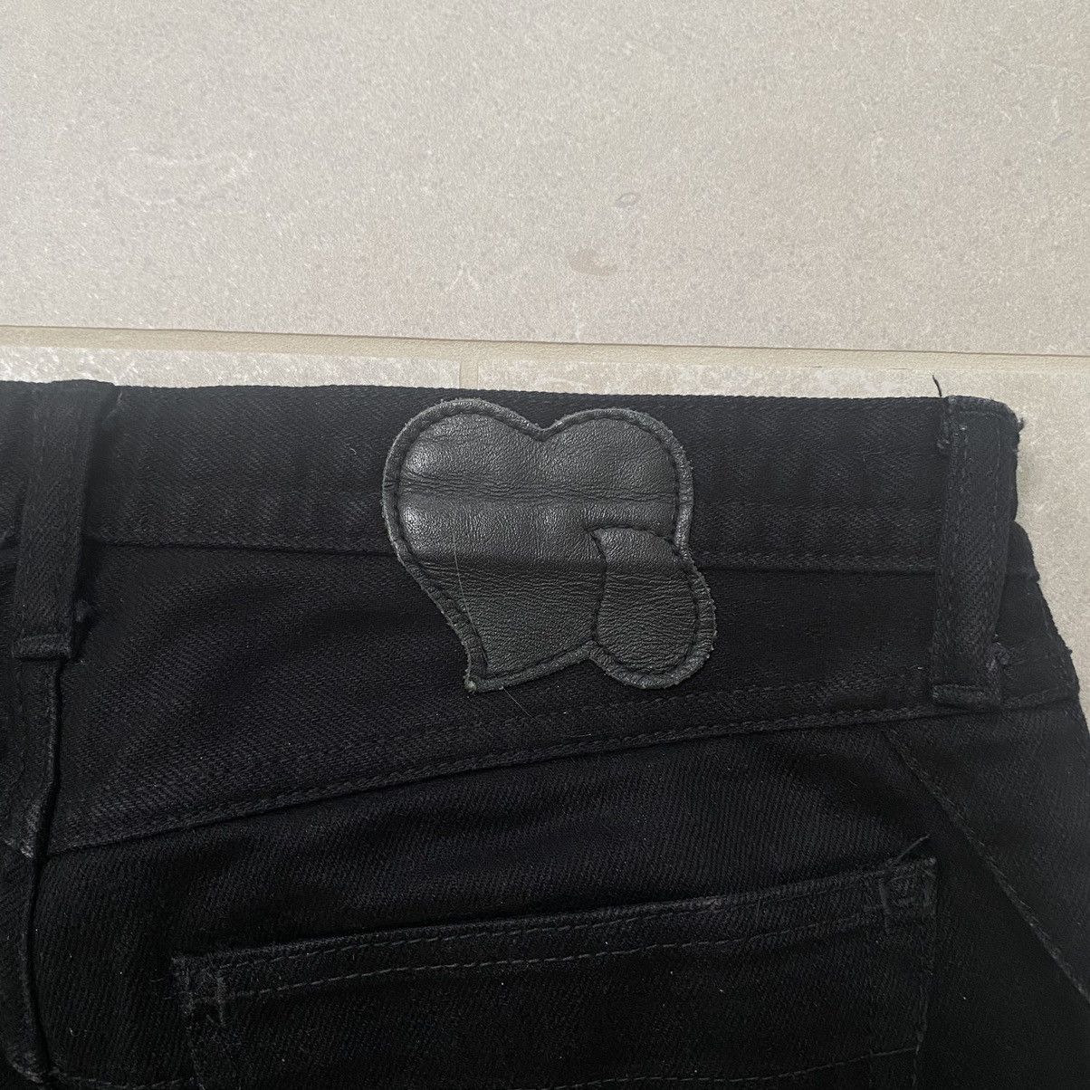 Number (N)ine Number (N)ine Black Front Button Pocket Denim Size US 30 / EU 46 - 4 Thumbnail
