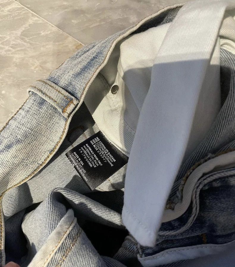 Amiri Amiri colorful patchwork art blue jeans Size US 33 - 4 Thumbnail