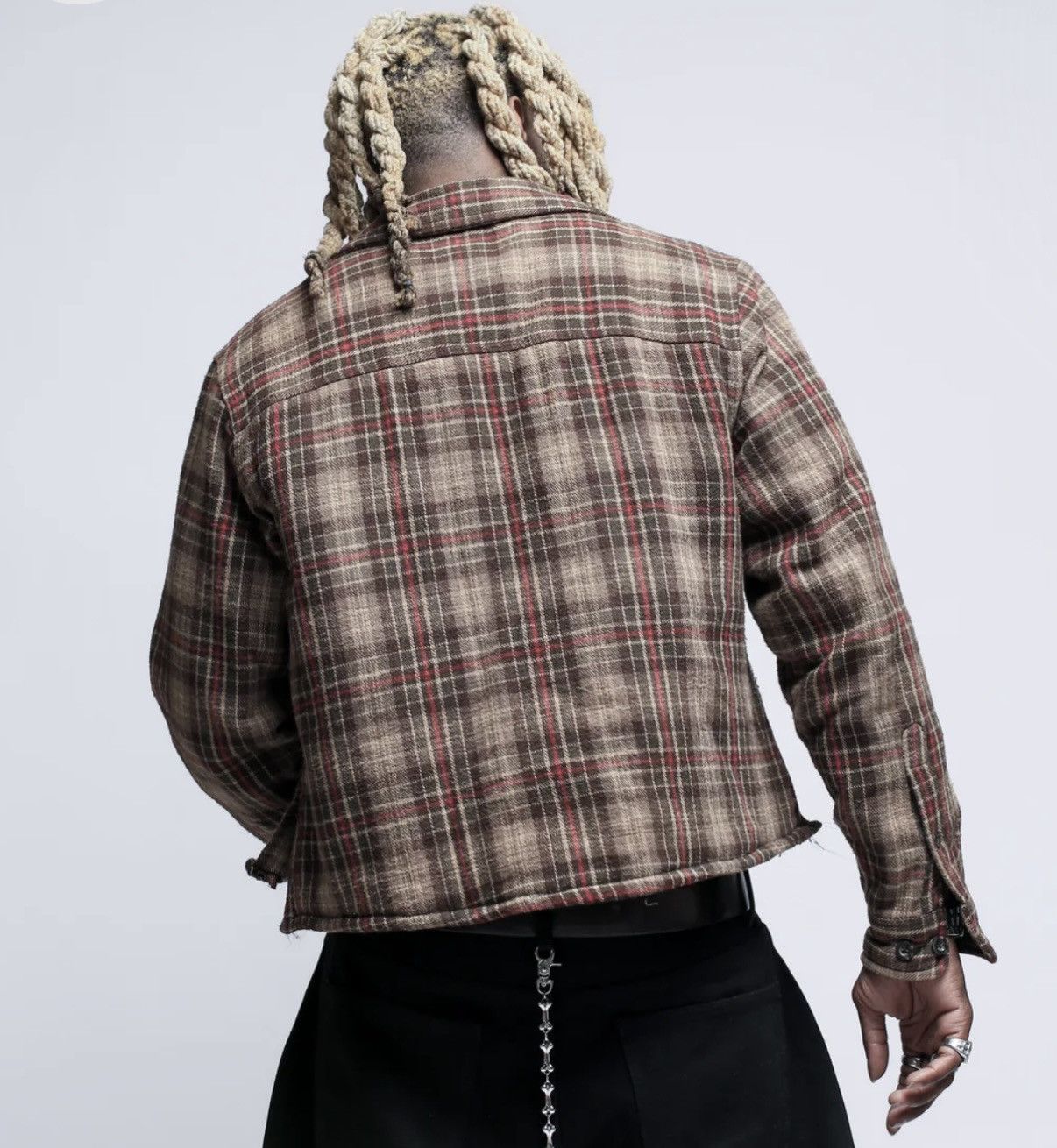 Cherokee CUSTOM CROP FLANNEL JACKET Size US M / EU 48-50 / 2 - 2 Thumbnail