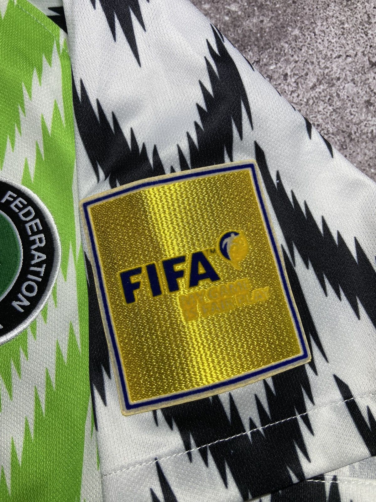 Nike 💥Nigeria Iheanacho #8 2012 prayer football jersey t-shirt‼️ Size US L / EU 52-54 / 3 - 10 Thumbnail