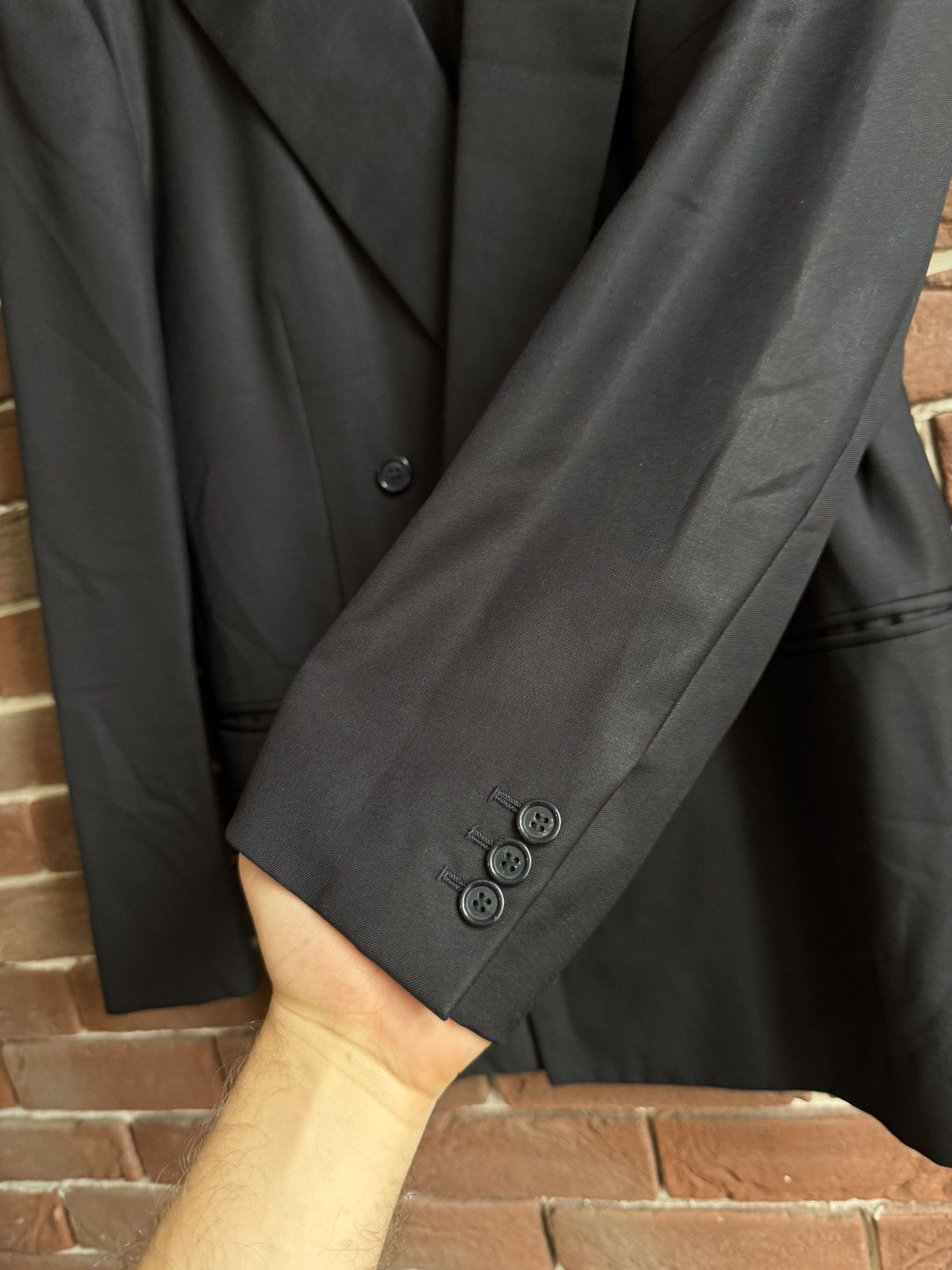 Loro Piana Vintage Pal Zileri Loro Piana Double-Breasted Blazer Jacket Size 50R - 5 Thumbnail
