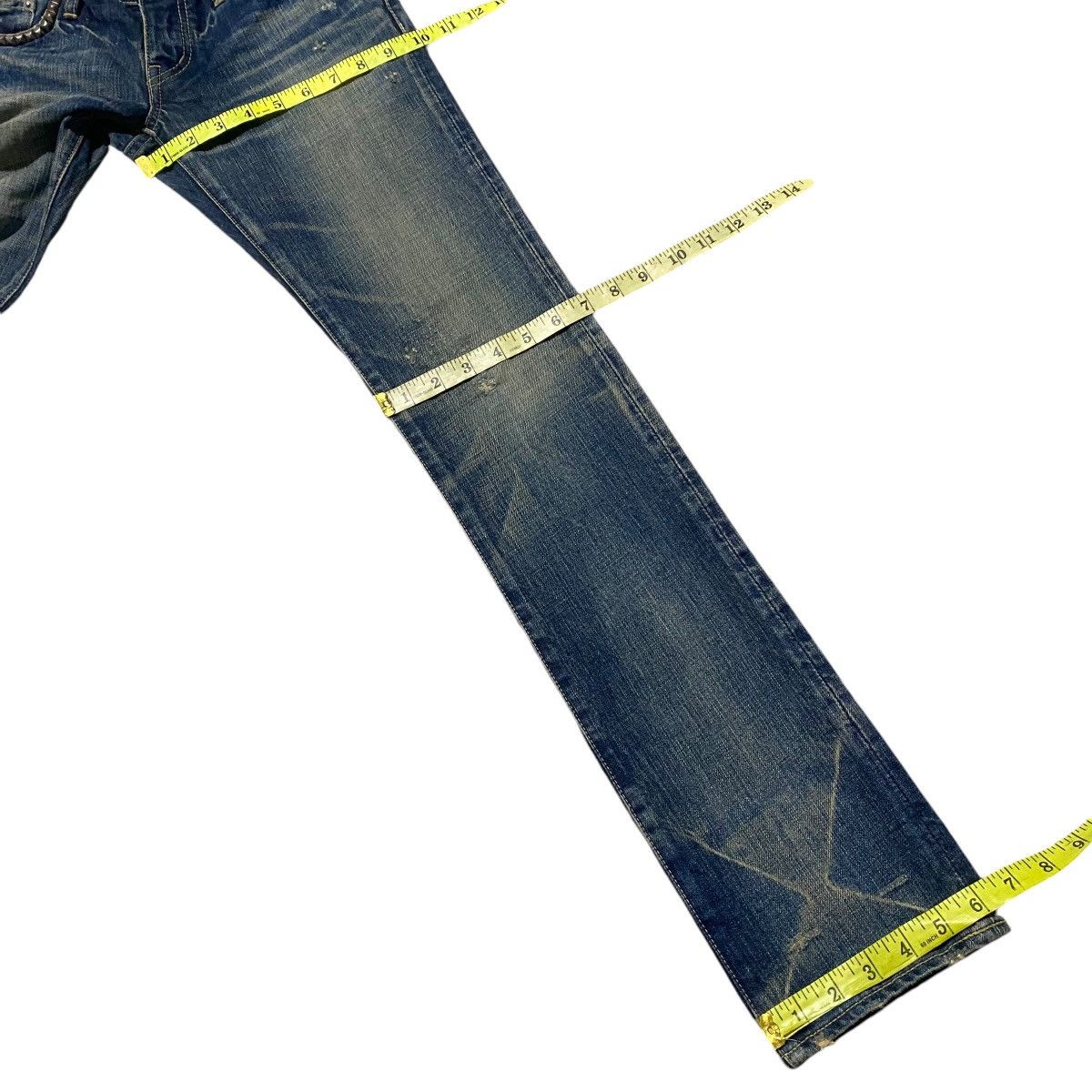 Hysteric Glamour Hysteric Glamour Rusty Distressed Denim Jeans Studded Size US 26 / EU 42 - 18 Thumbnail