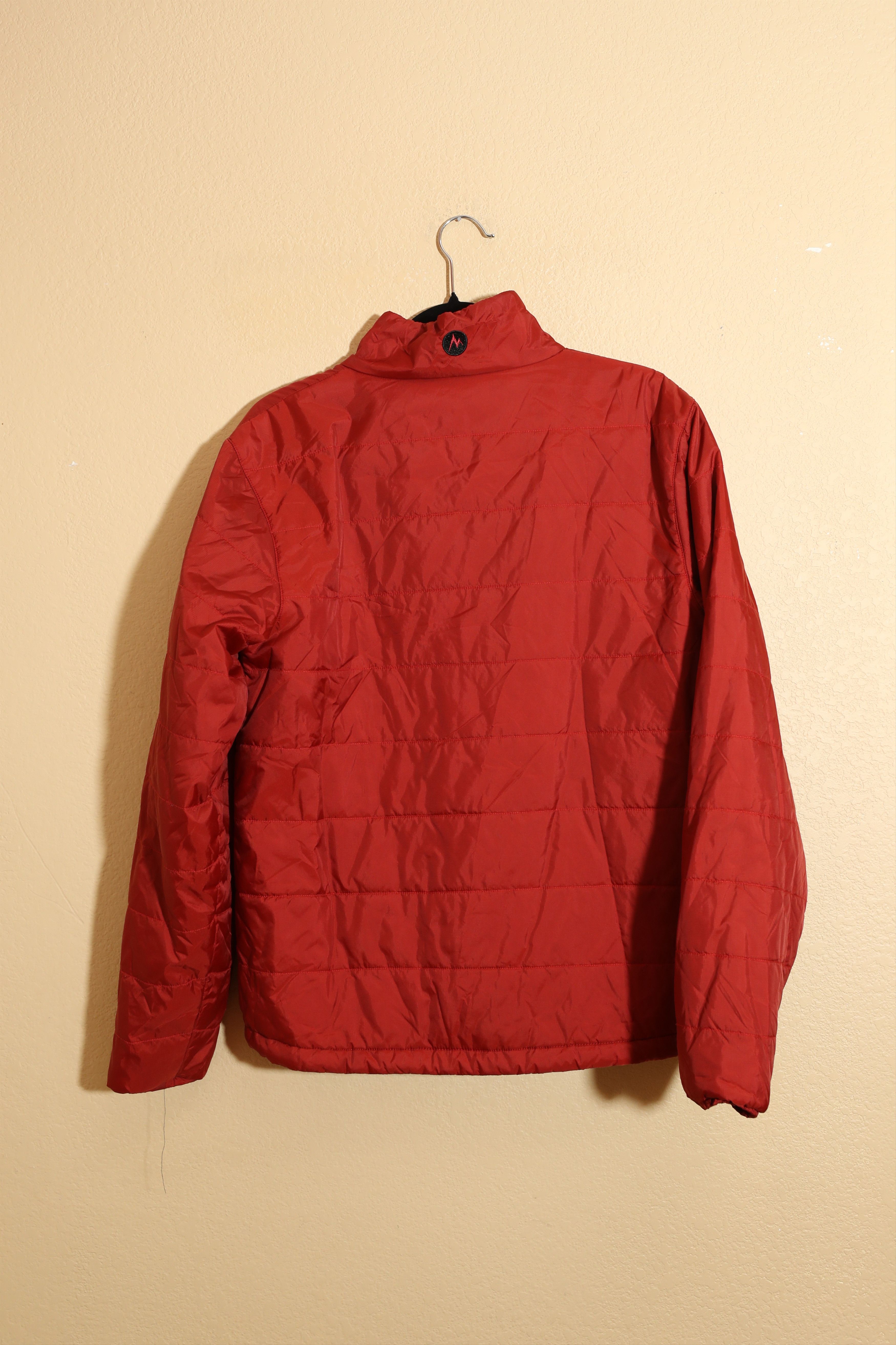 Marmot Marmot Mens Jacket Quilted Red Zip Pockets (L) Size US L / EU 52-54 / 3 - 2 Thumbnail