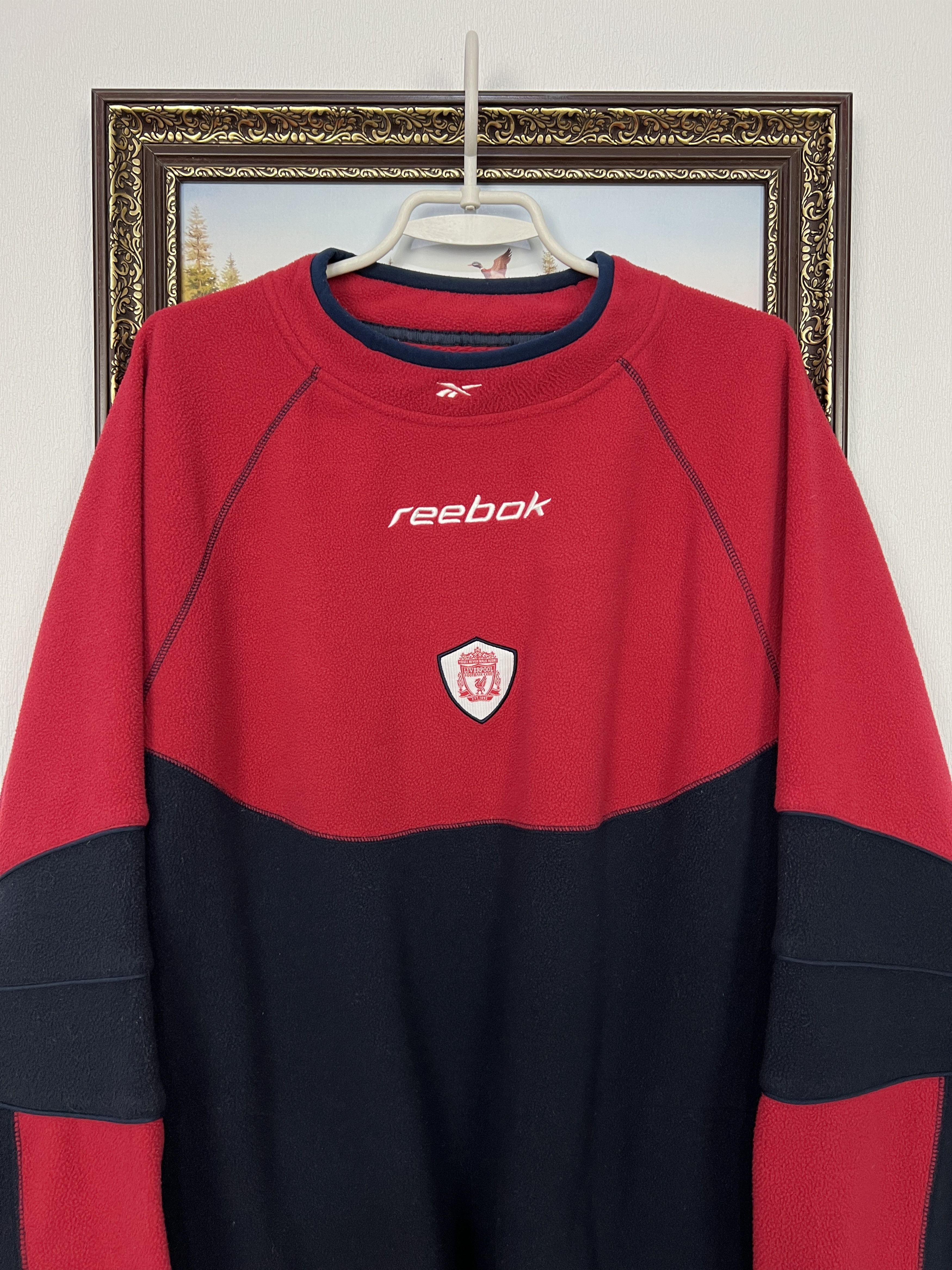 Reebok Vintage Reebok Liverpool Football Fleece Train Sweatshirt Size US L / EU 52-54 / 3 - 2 Thumbnail